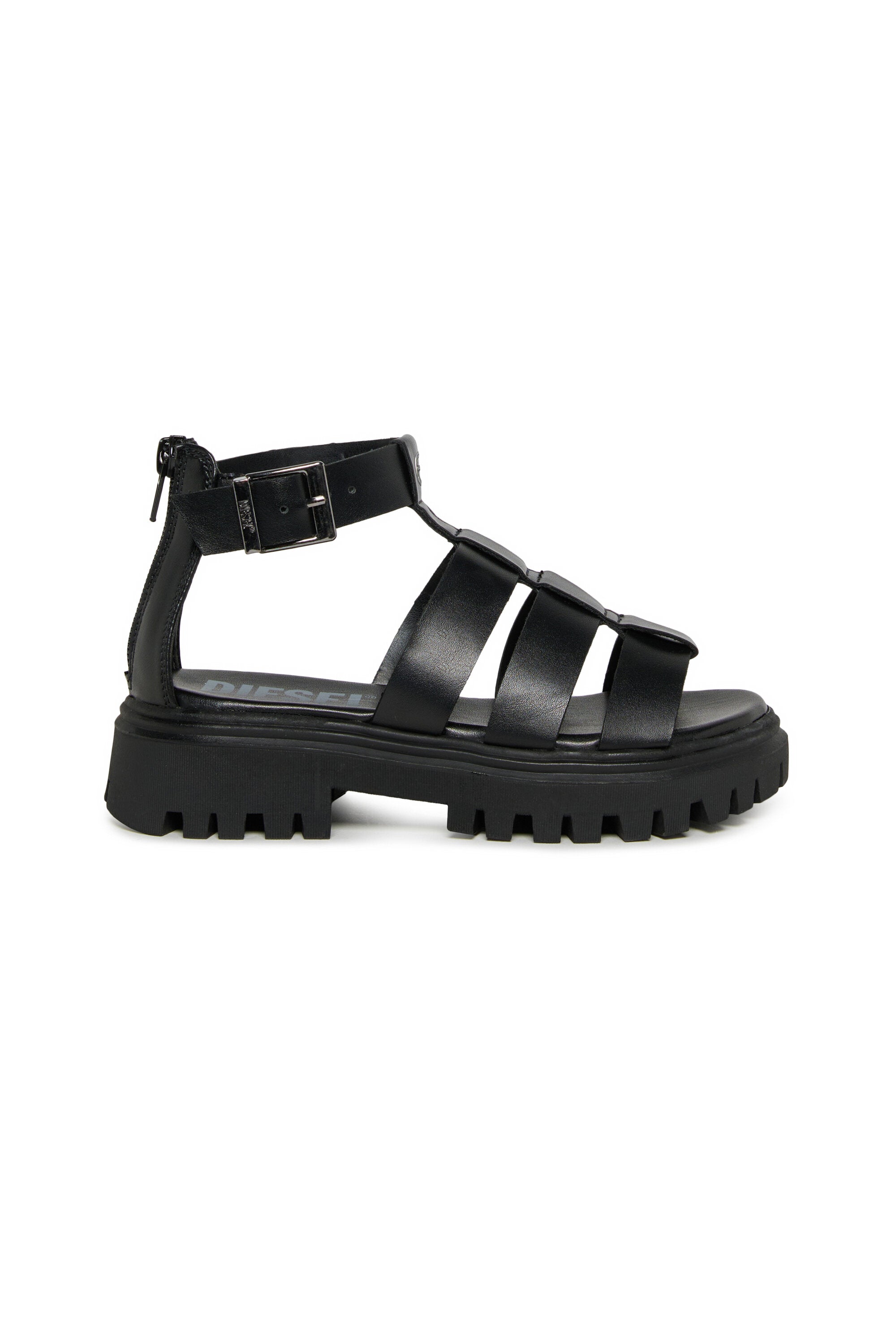 Sandals with logo