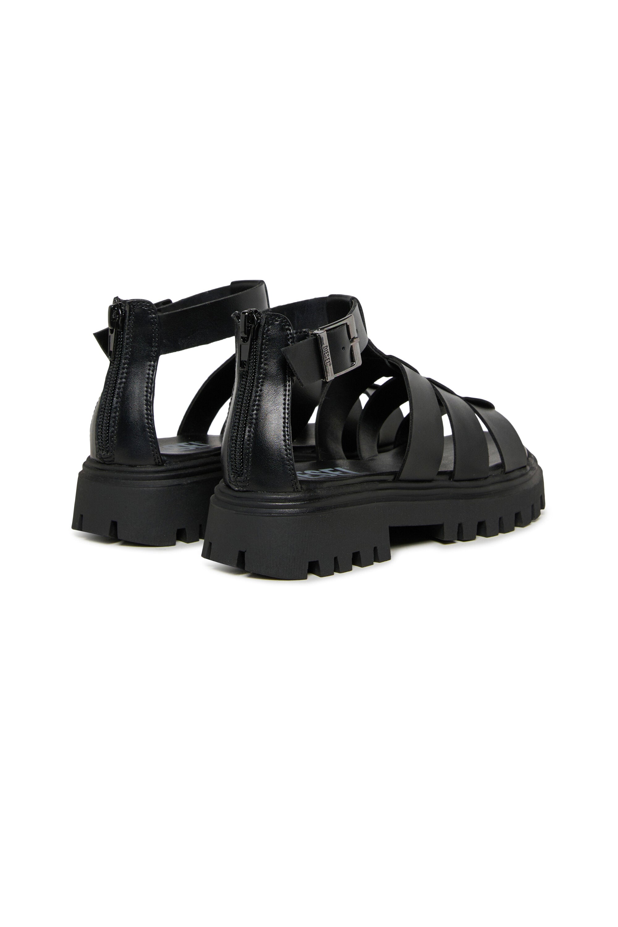 Sandals with logo