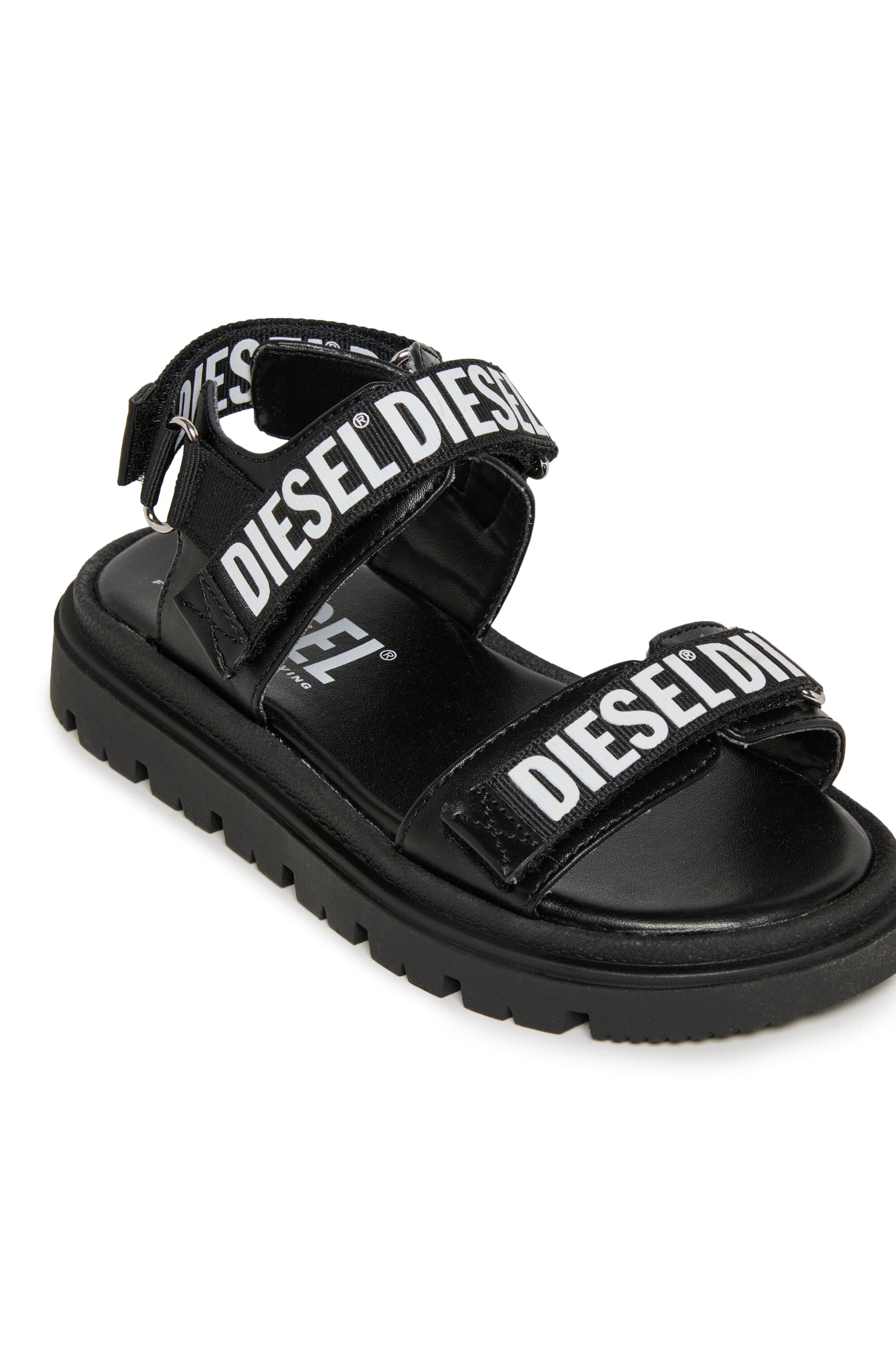 Sandals with logo