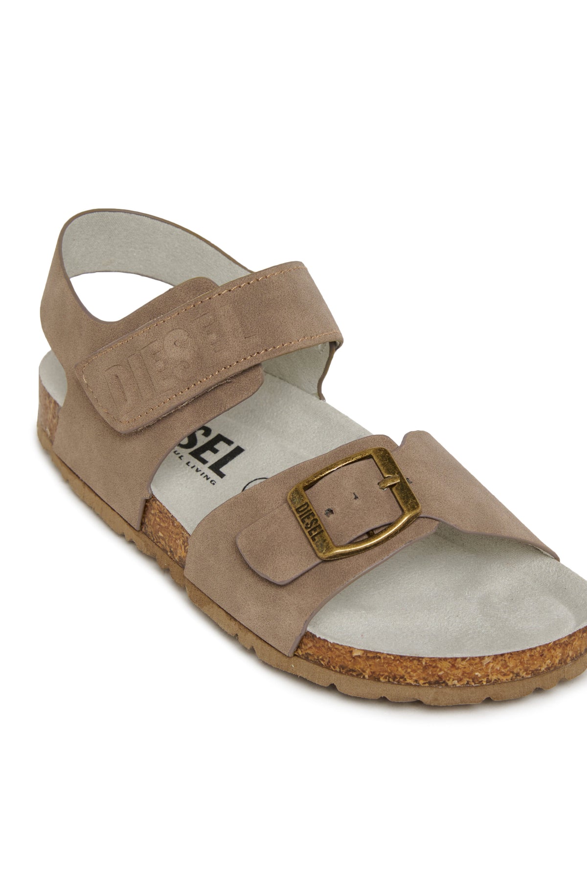 Sandals with logo