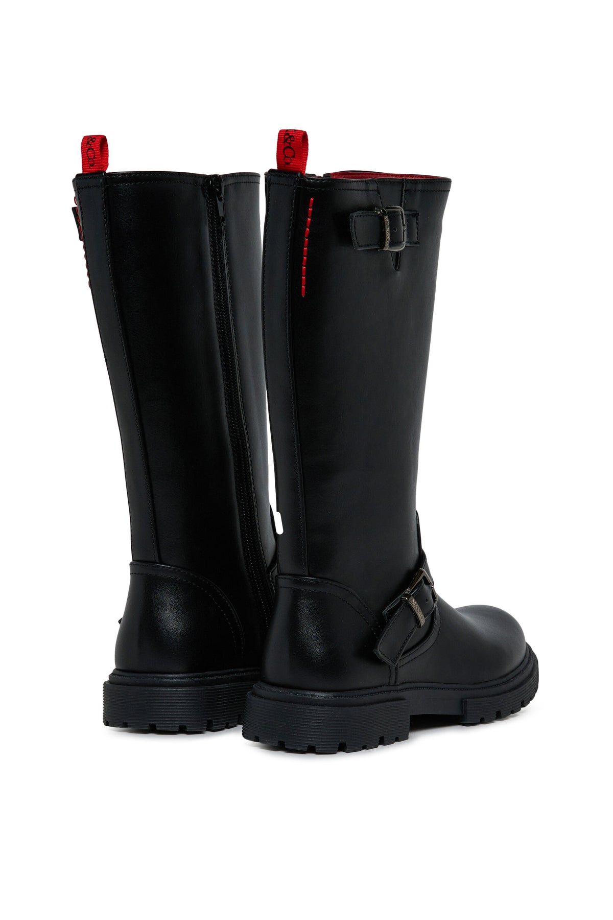 Boots with buckles