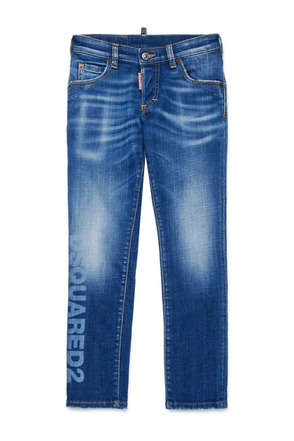 Gradient straight jeans with logo - Clement