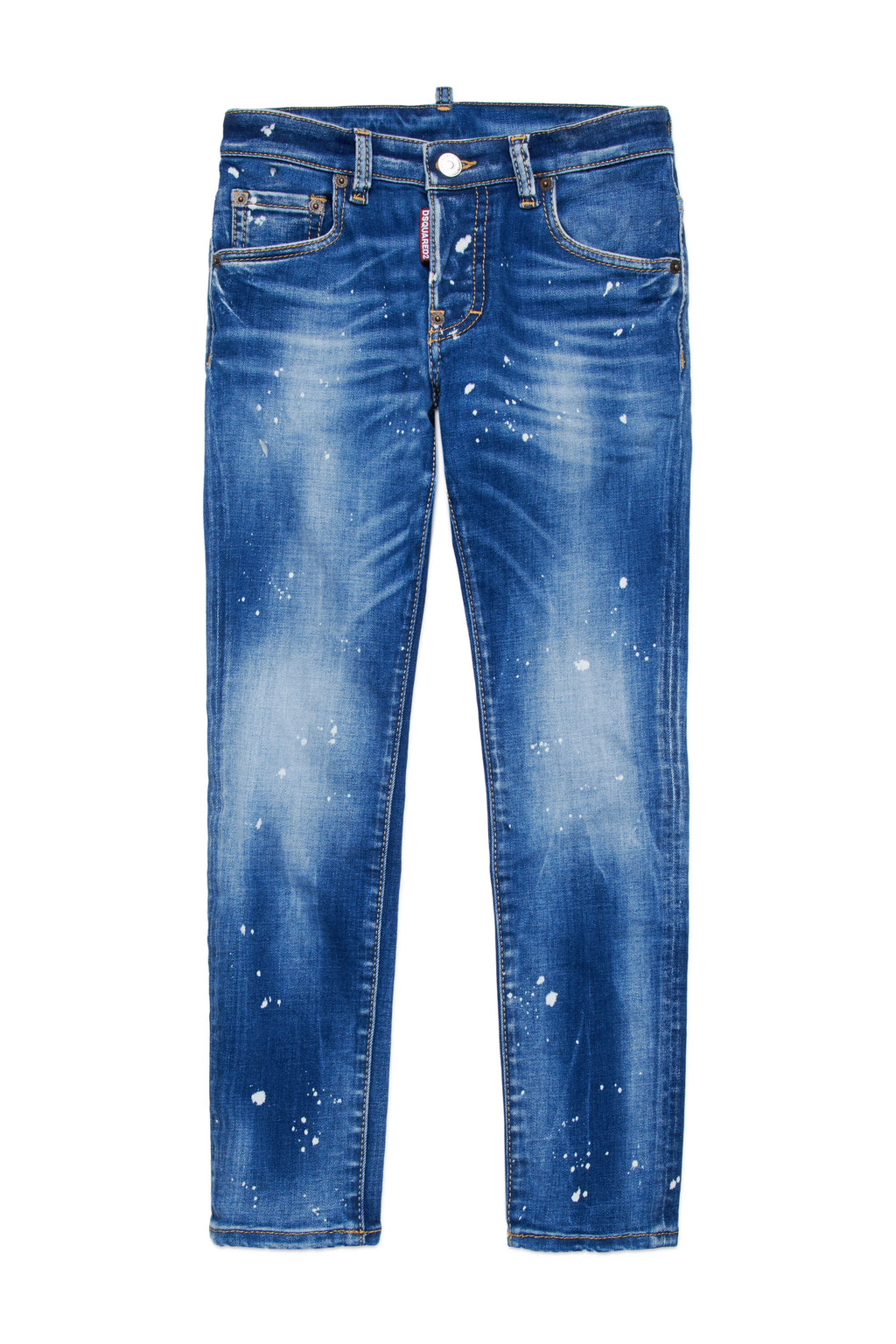 Gradient skinny jeans with stains - Skater