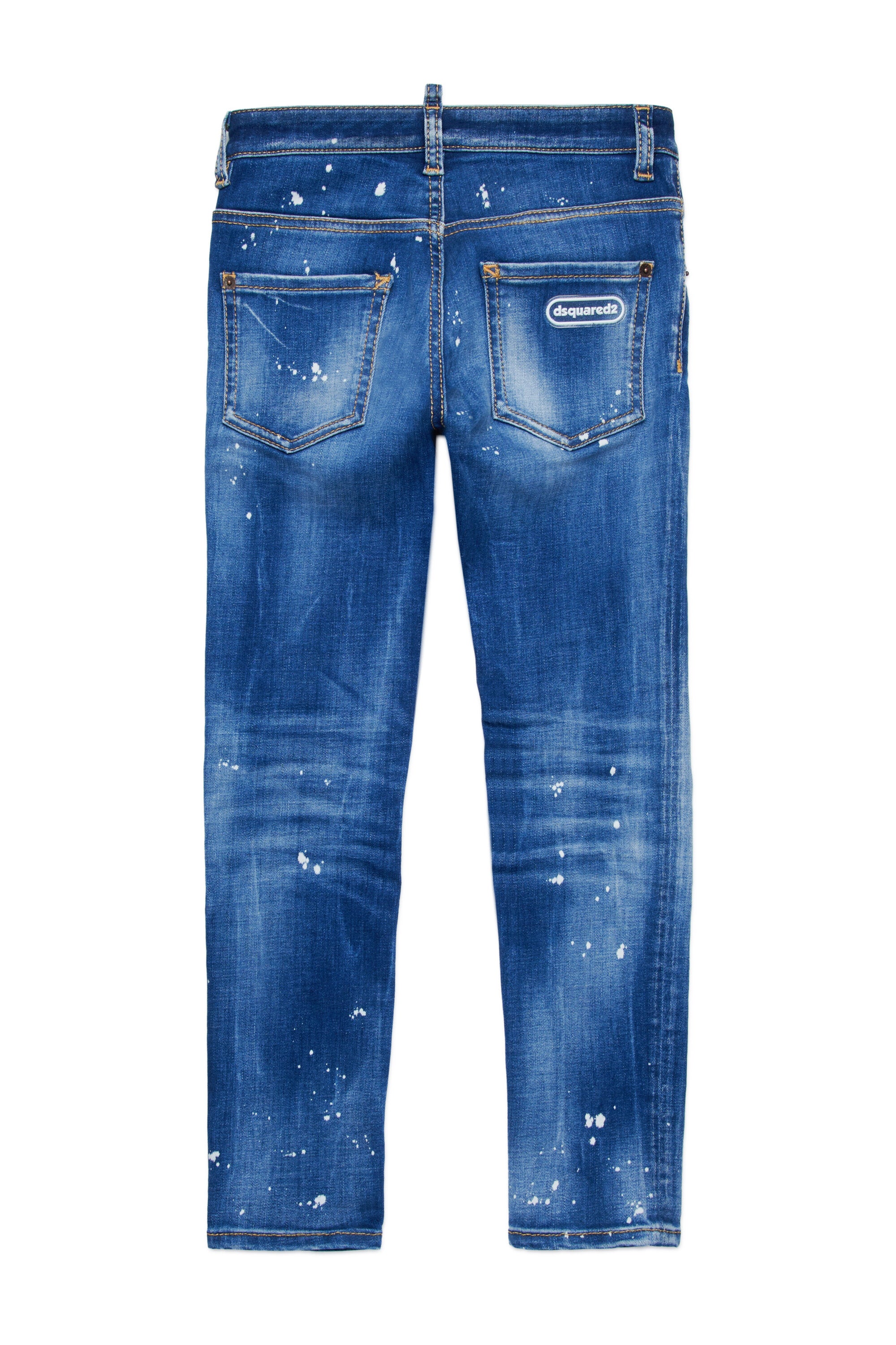 Gradient skinny jeans with stains - Skater