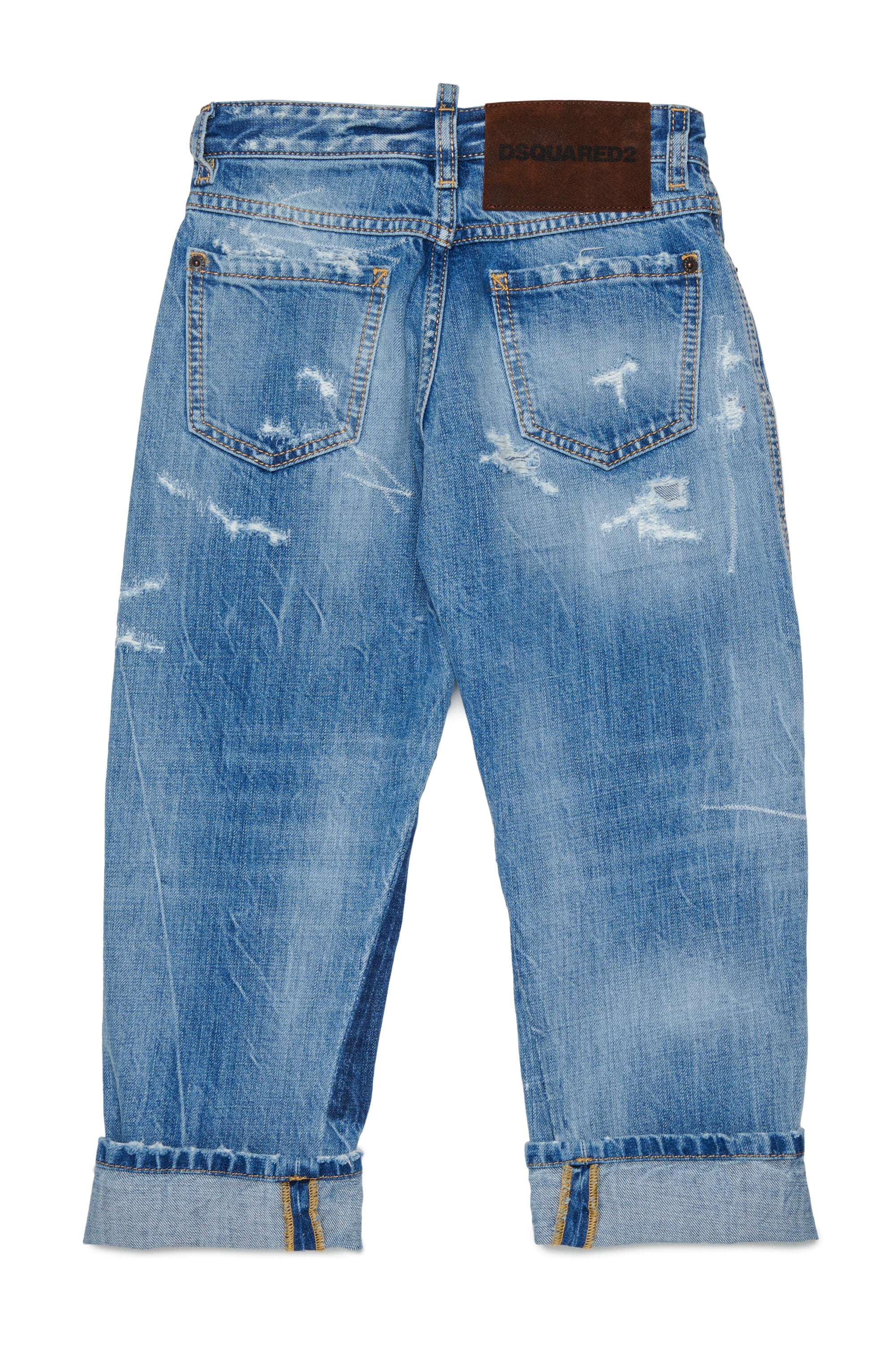 Regular jeans in light blue wash - Long Kawaii