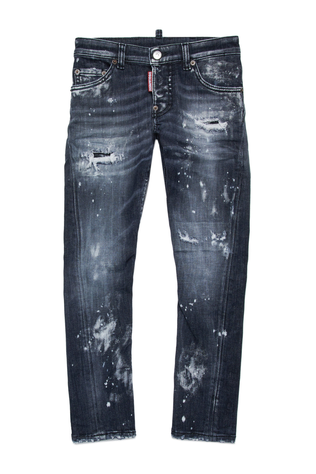 Black skinny jeans with destroyed effect - Twist