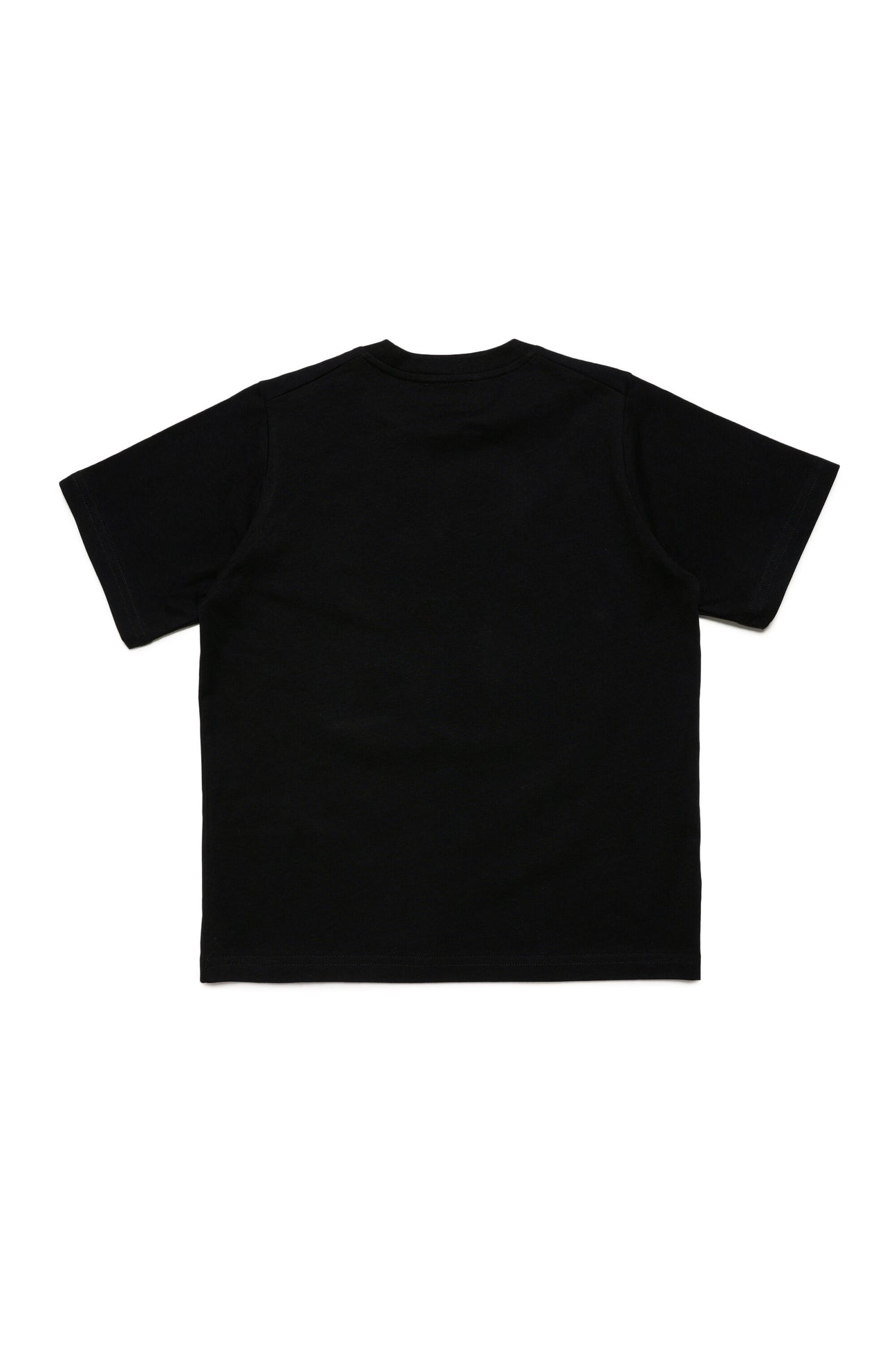 Crew-neck jersey t-shirt with mirrored logo Crew-neck jersey t-shirt with mirrored logo