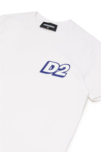 Jersey loungewear t-shirt with D2 logo