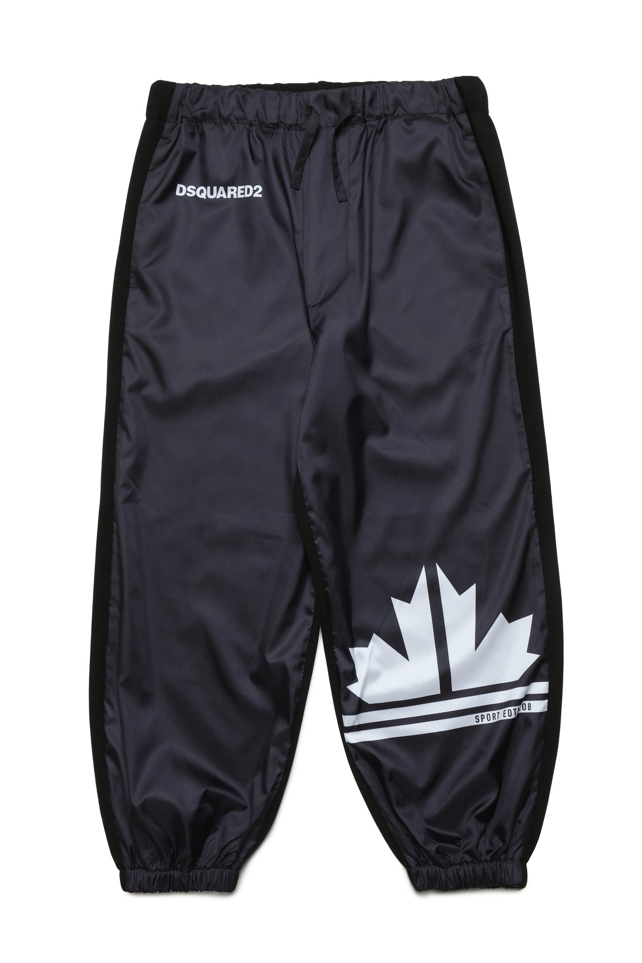 Jogger pants in fleece with D2 Leaf graphics Jogger pants in fleece with D2 Leaf graphics