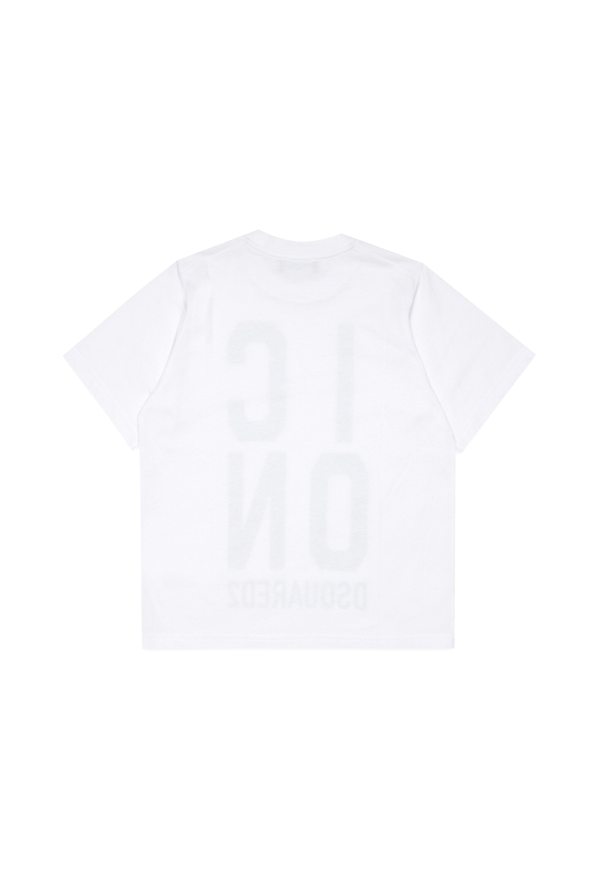 Crew-neck jersey T-shirt with Icon maxi-logo