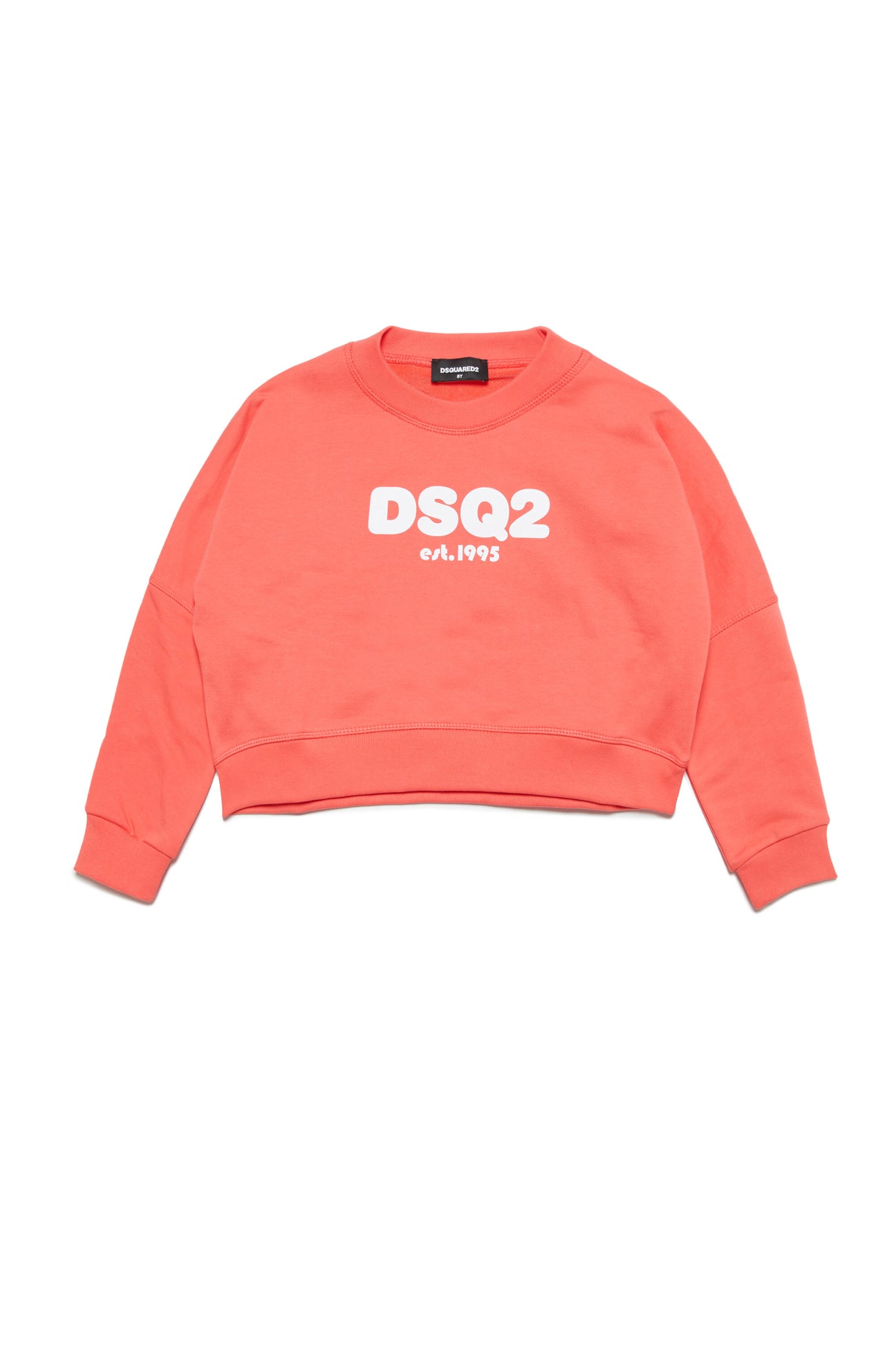DSQ2 branded cropped sweatshirt est.1995 DSQ2 branded cropped sweatshirt est.1995
