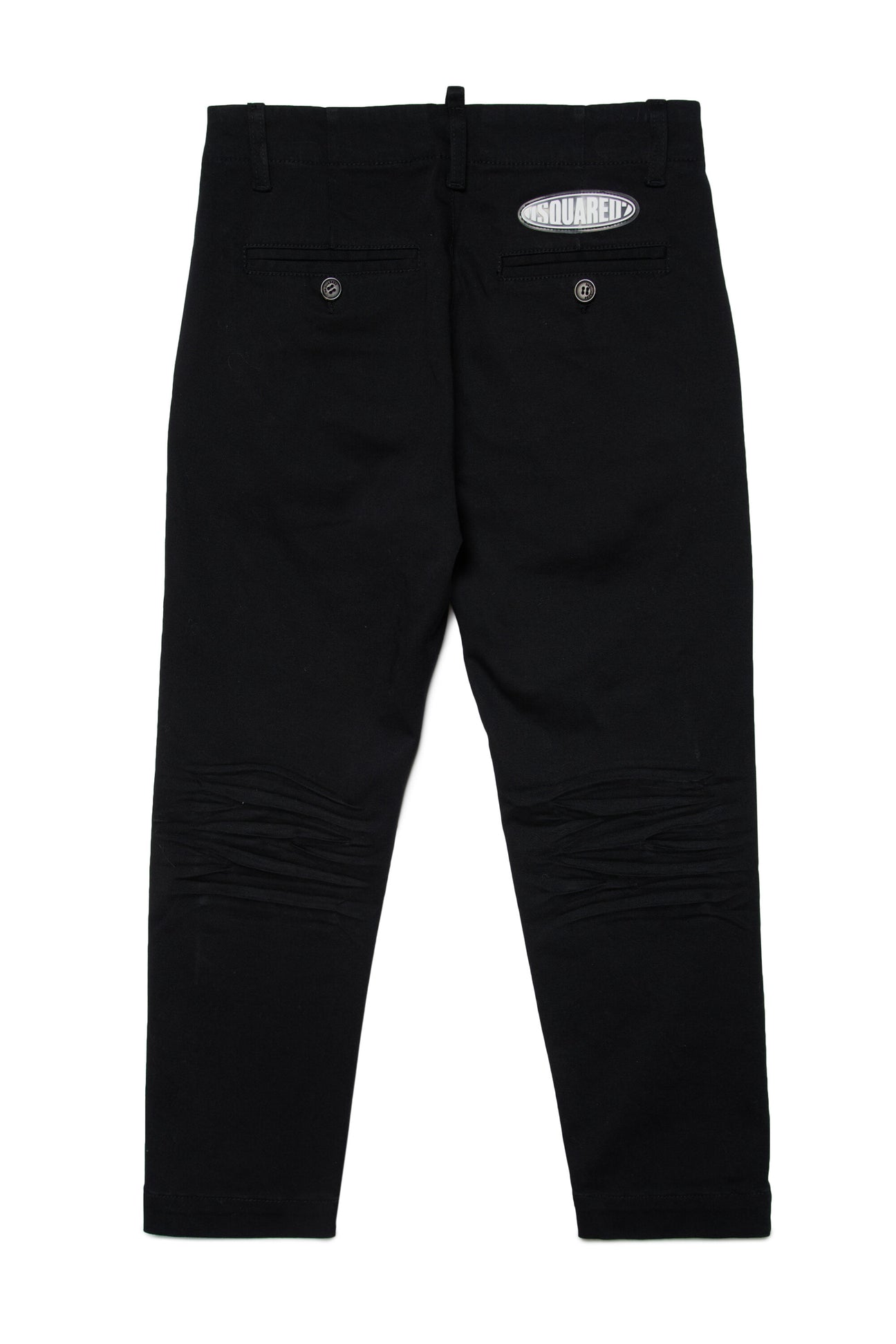 Gabardine chino pants branded with surf logo patch Gabardine chino pants branded with surf logo patch