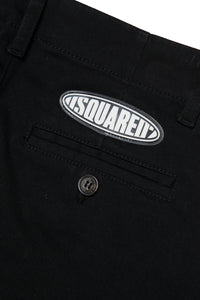 Gabardine chino pants branded with surf logo patch