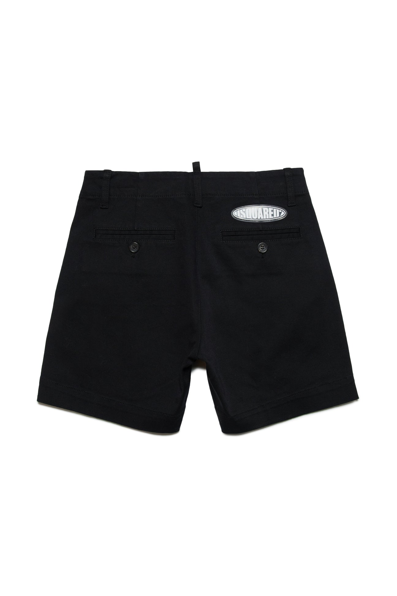 Gabardine shorts branded with surf logo patch Gabardine shorts branded with surf logo patch