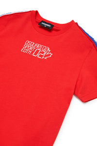 T-shirt with branded band