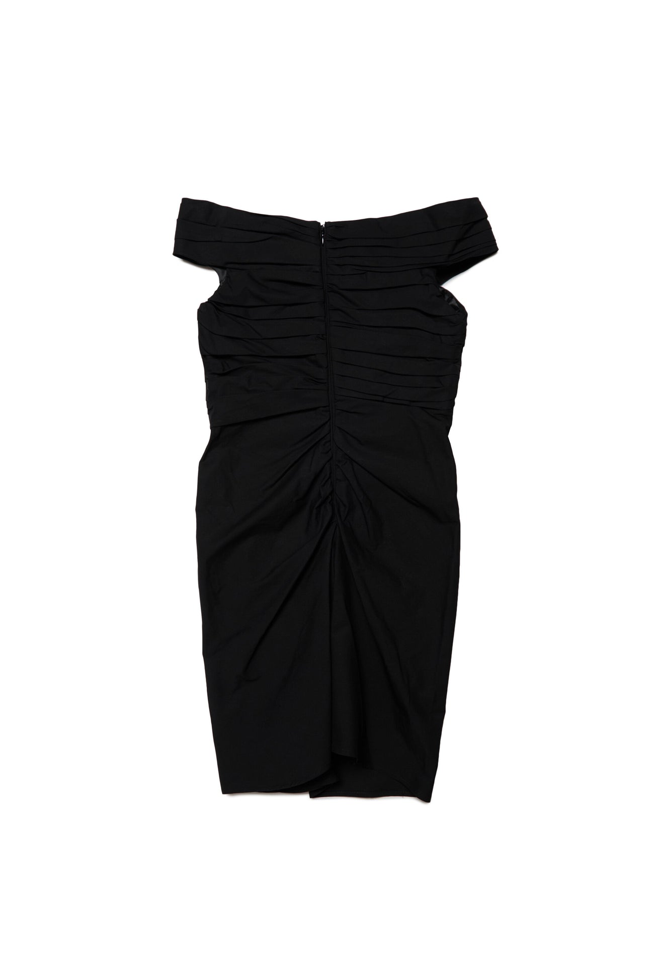 Gathered and asymmetrical formal dress Gathered and asymmetrical formal dress