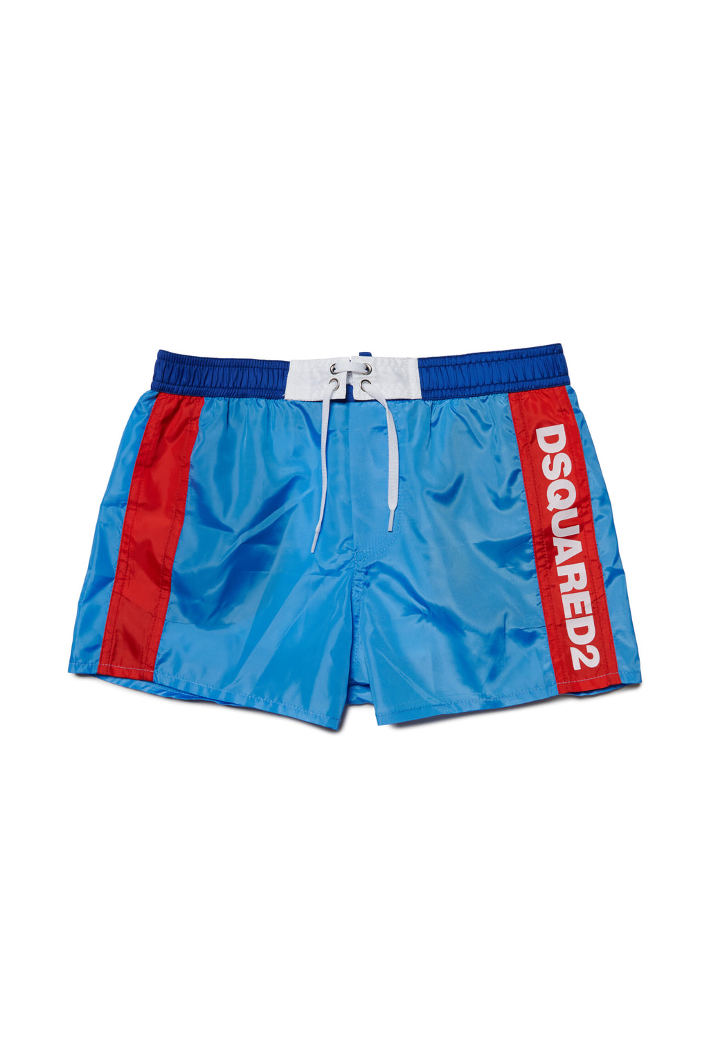 Colorblock boxer swimsuit