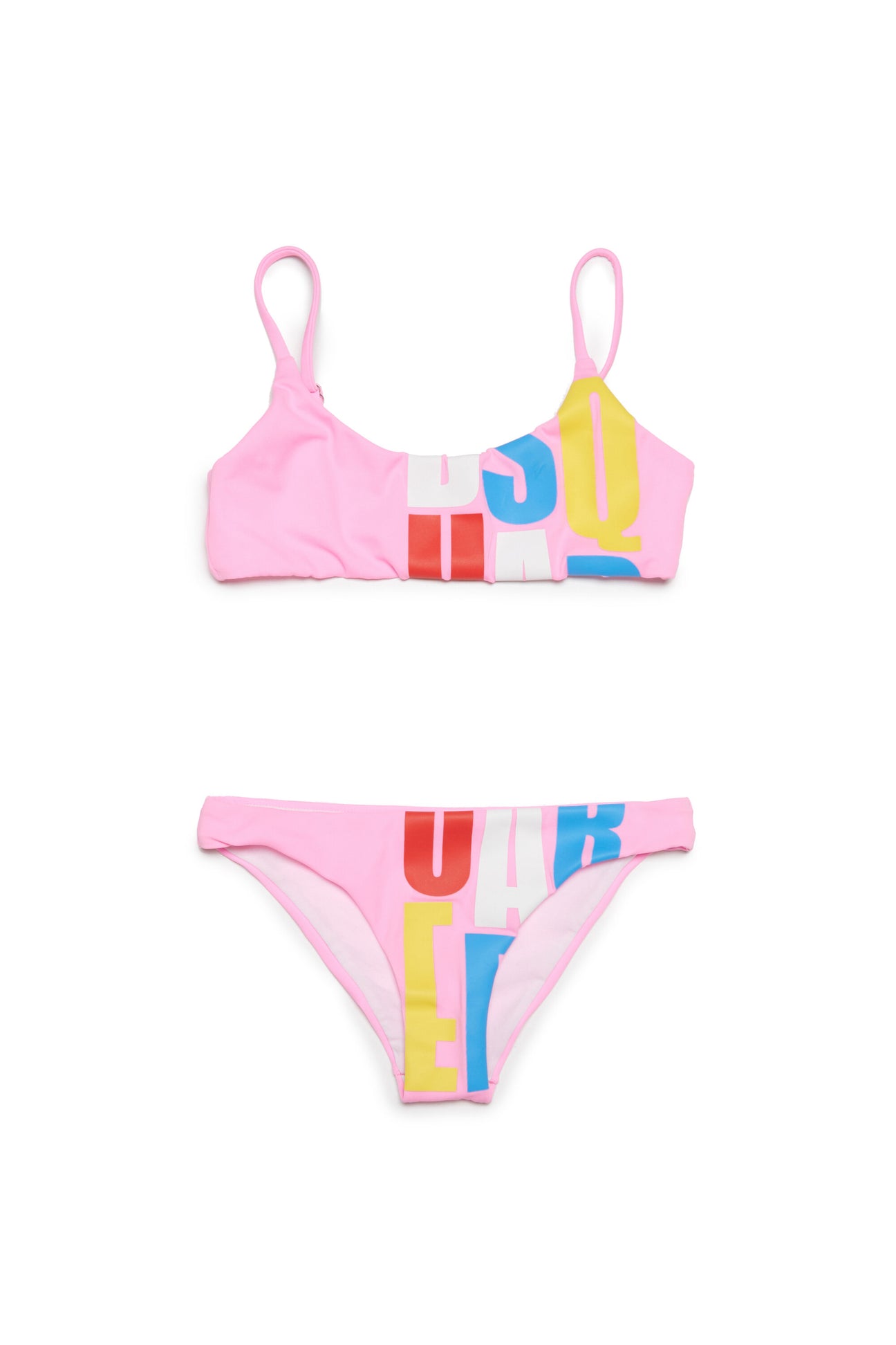 Multicolor branded bikini swimsuit 