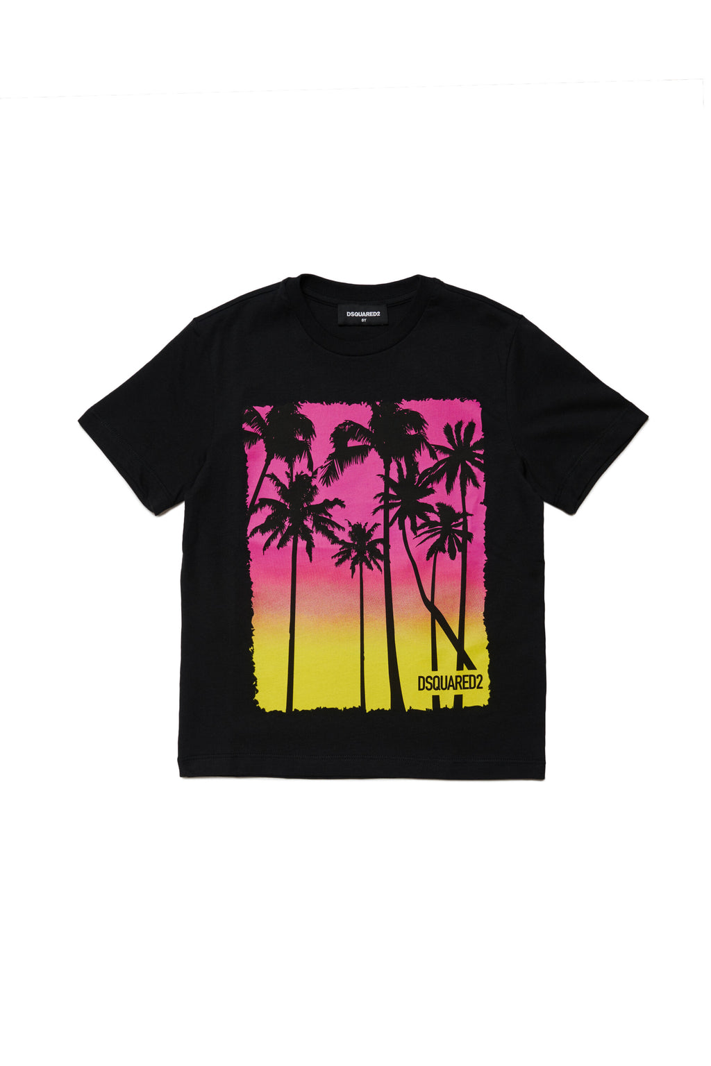 Beach print T-shirt
