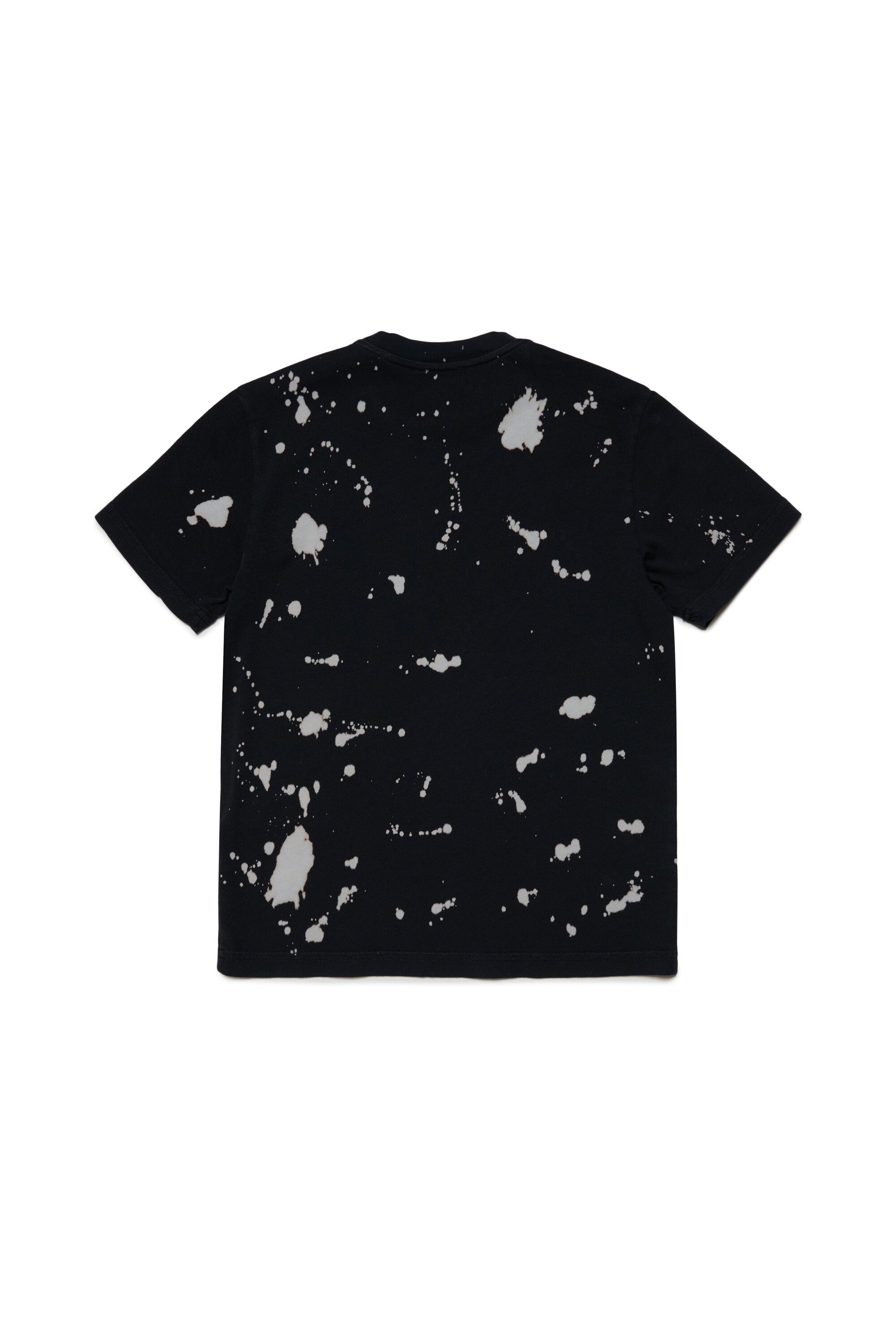 Bleached allover T-shirt with gothic lettering