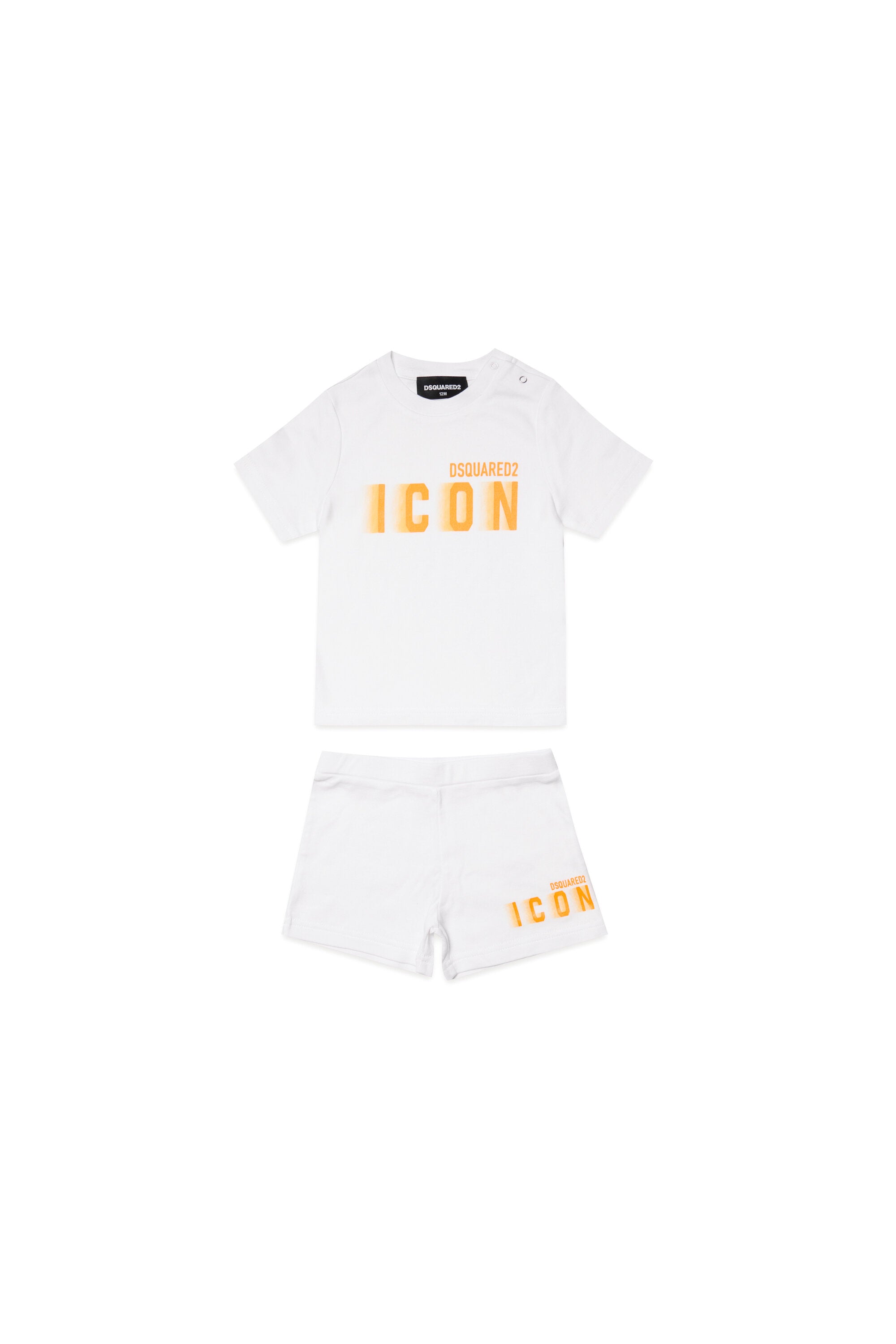 Icon print speed effect jumpsuit