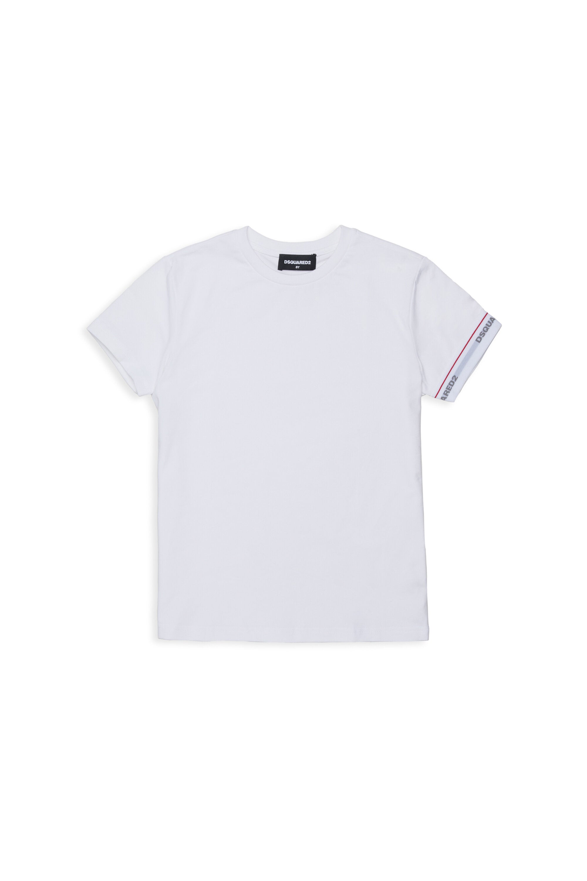 T-shirt with sleeve logo