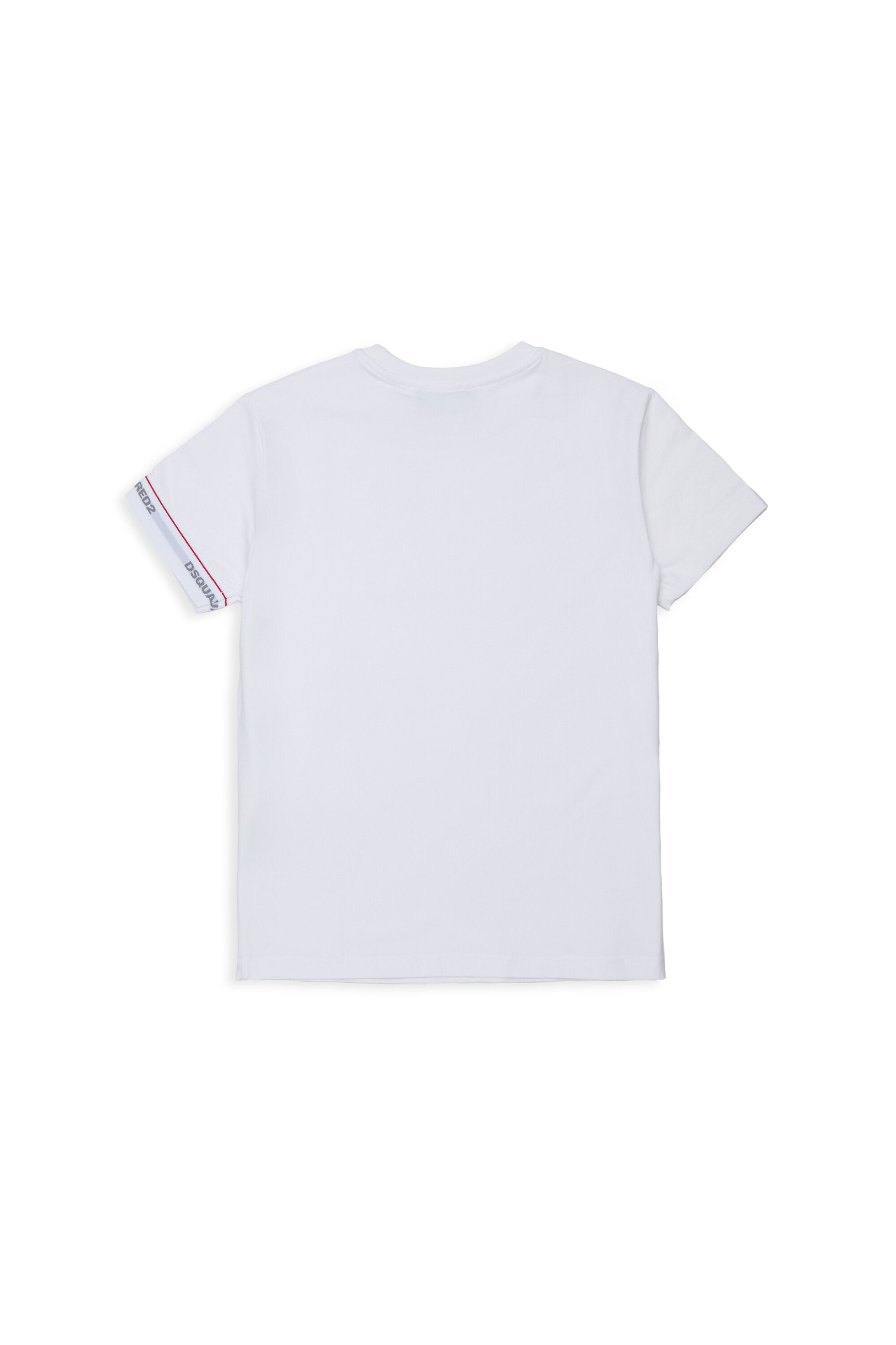 T-shirt with sleeve logo