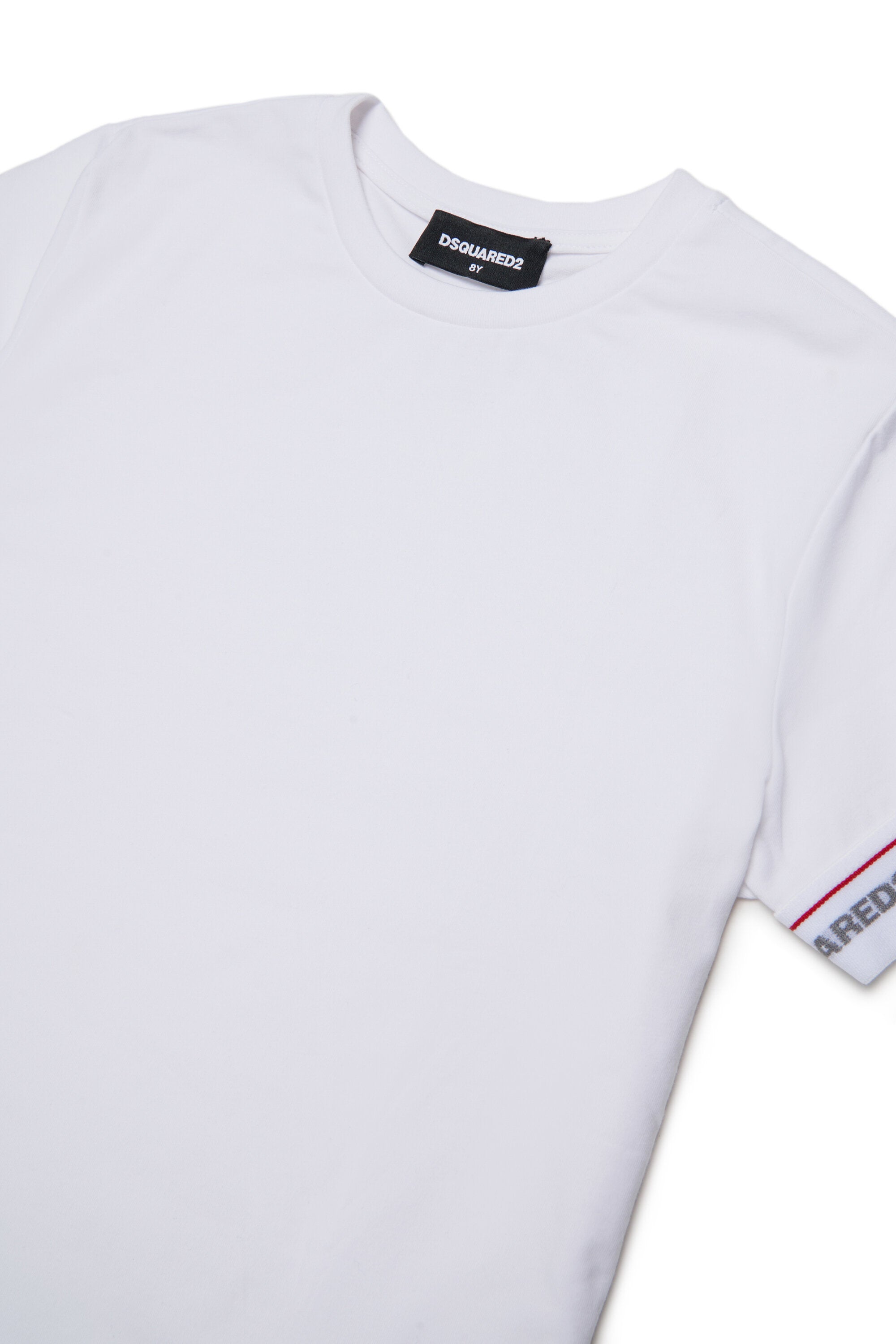 T-shirt with sleeve logo