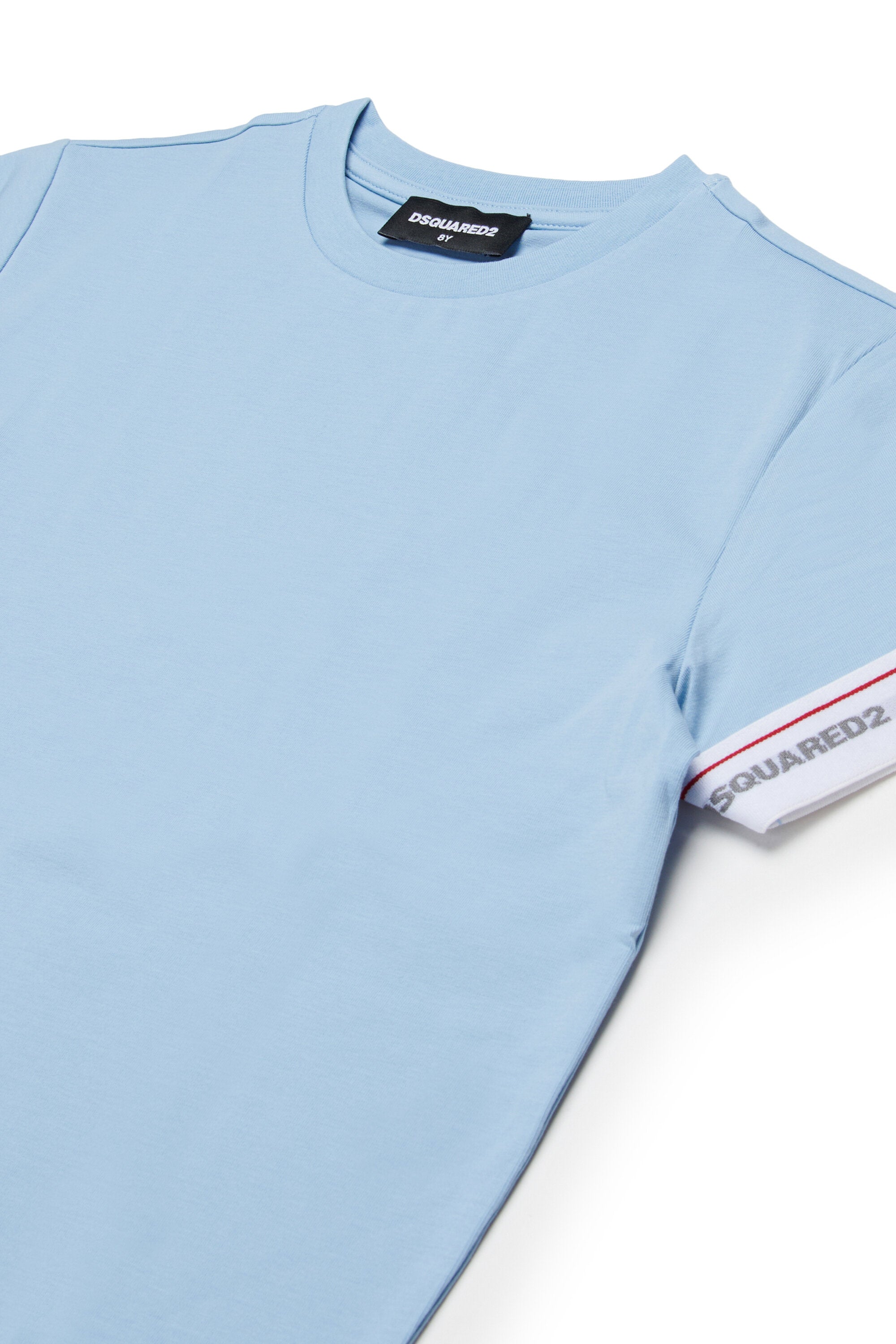 T-shirt with sleeve logo