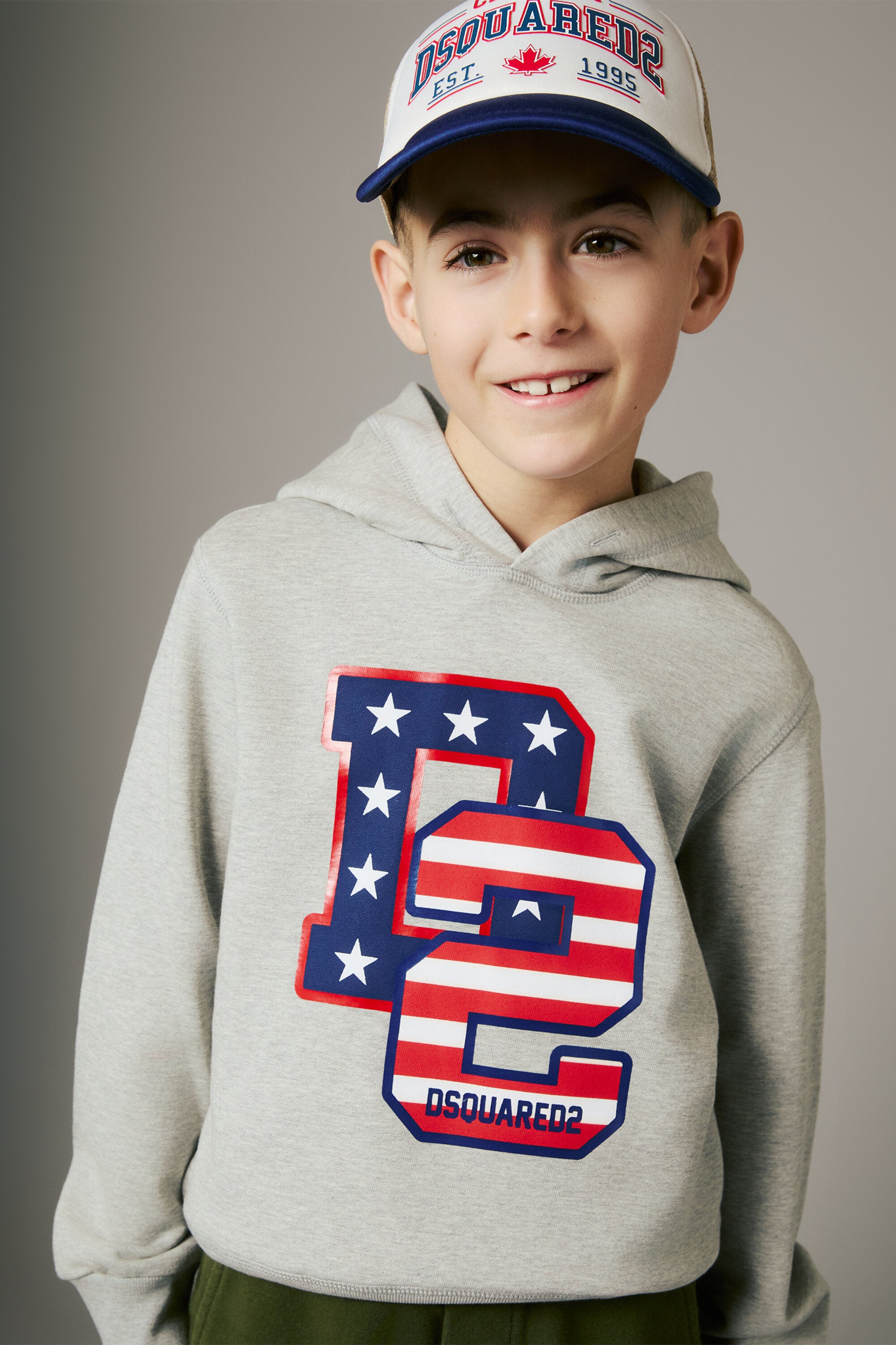 D2 USA print sweatshirt