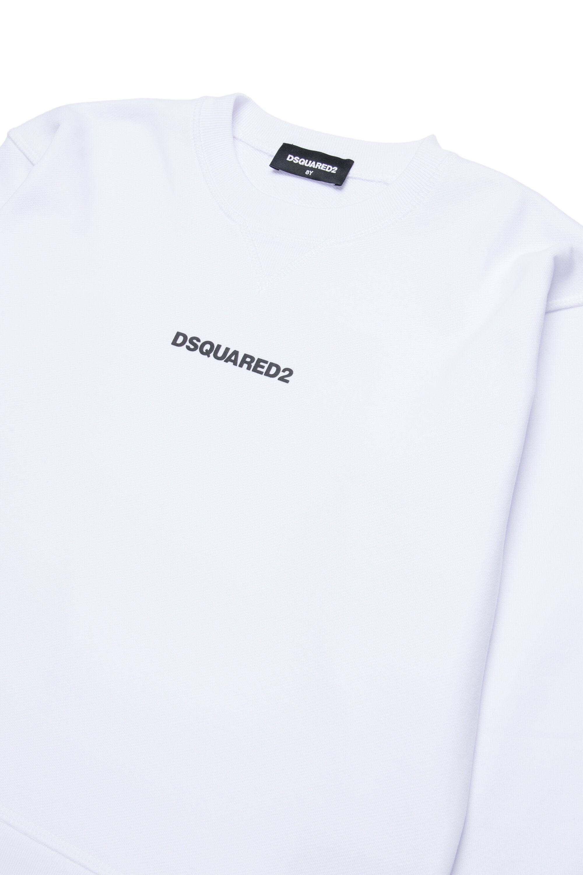 Branded cotton sweatshirt