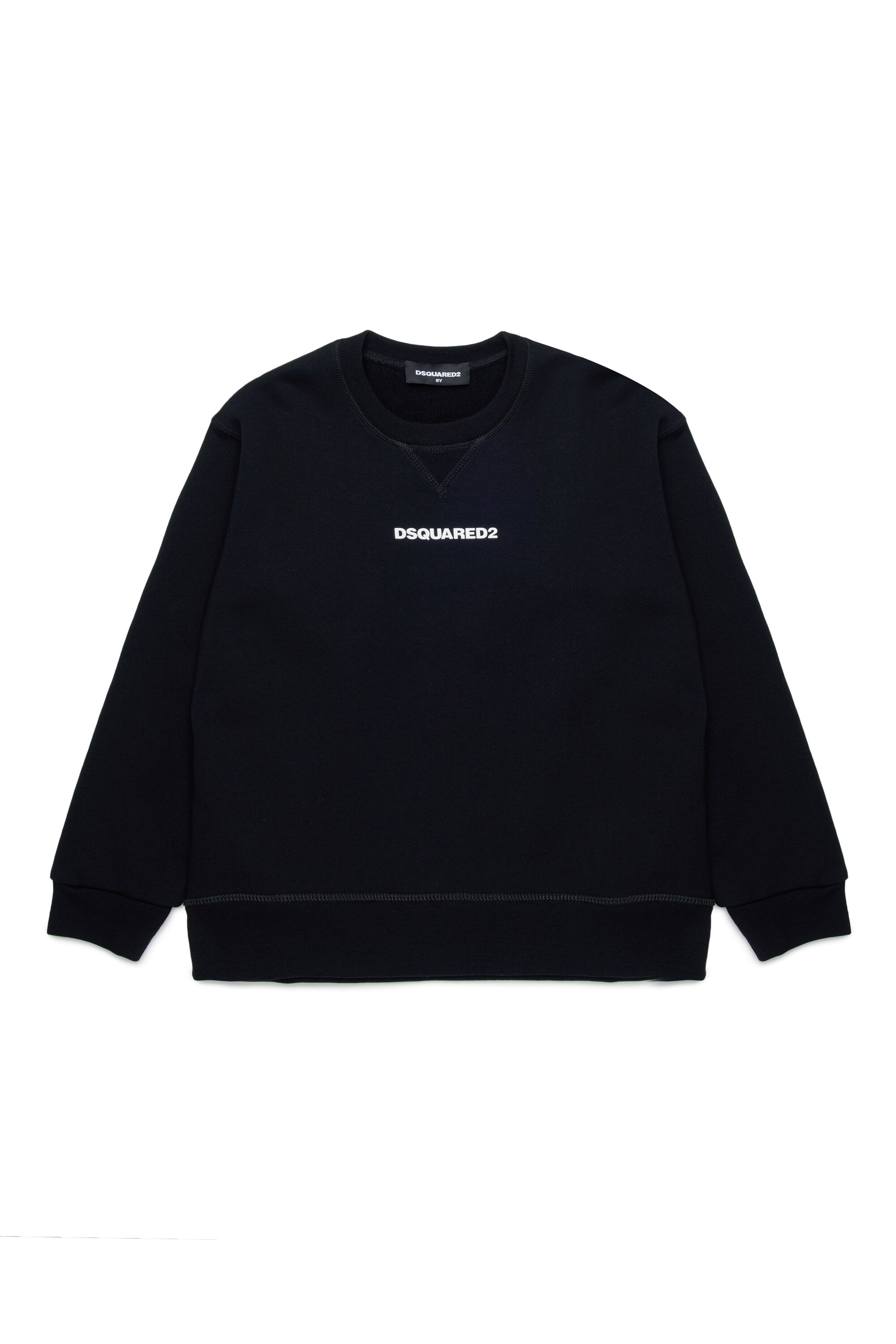 Branded cotton sweatshirt