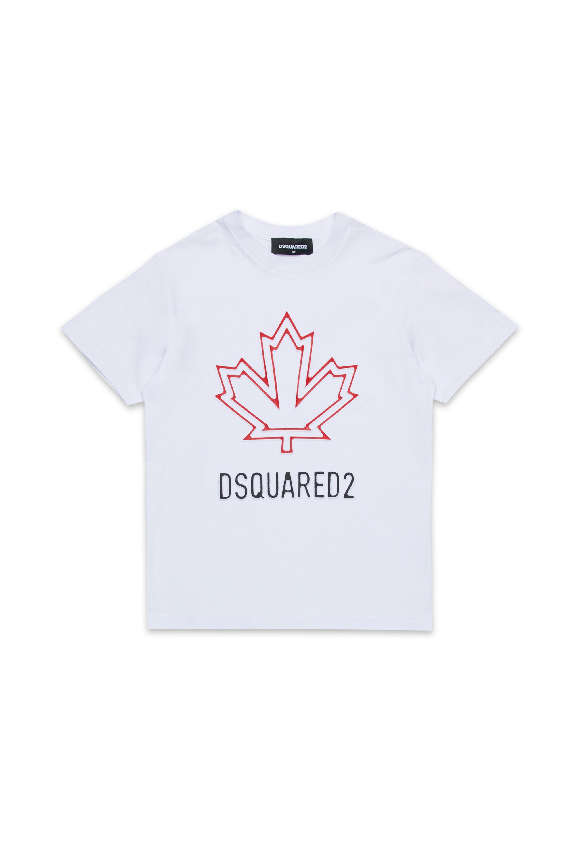 T-shirt with Maple Leaf outline