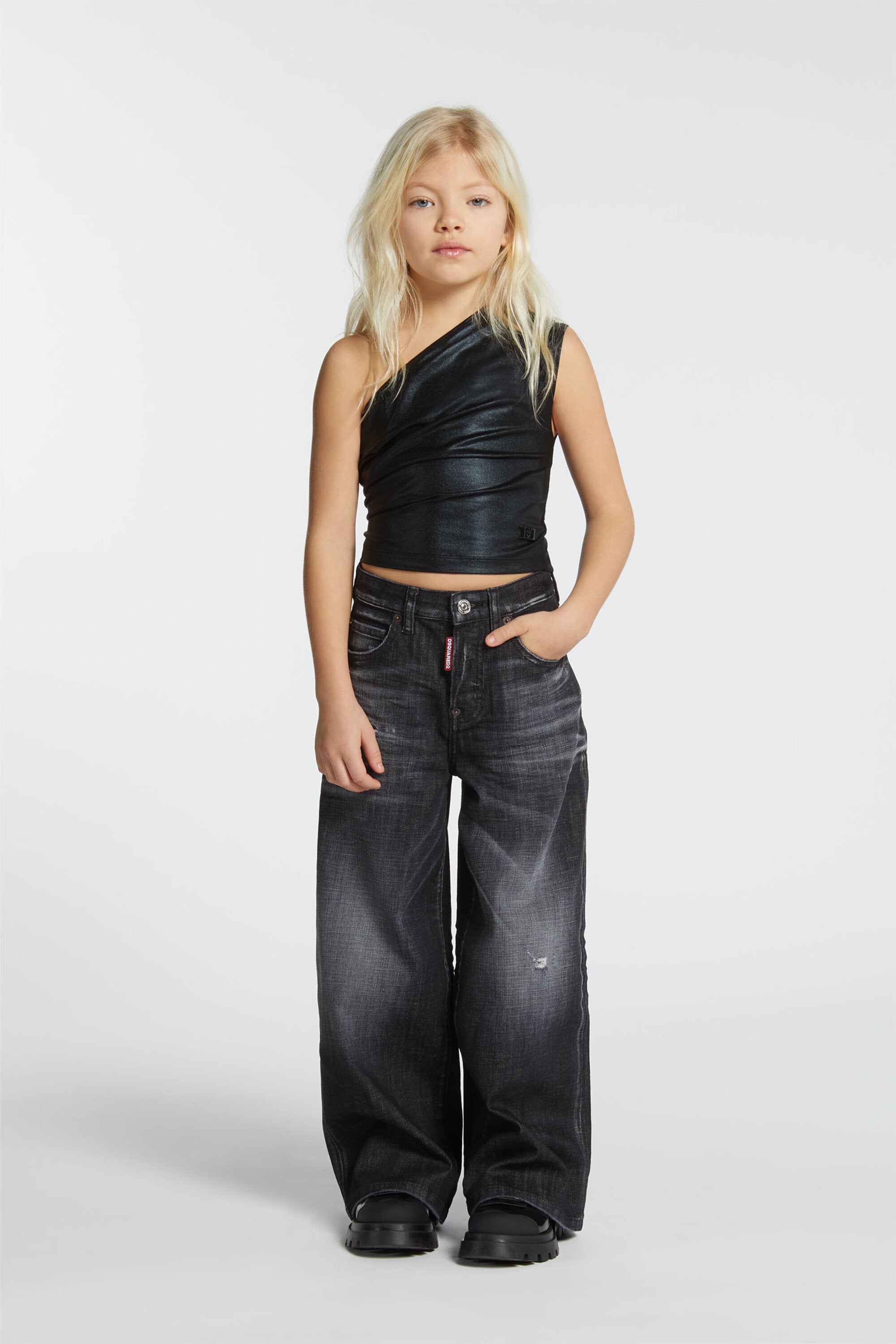 Black regular jeans with breaks - Traveller Jean