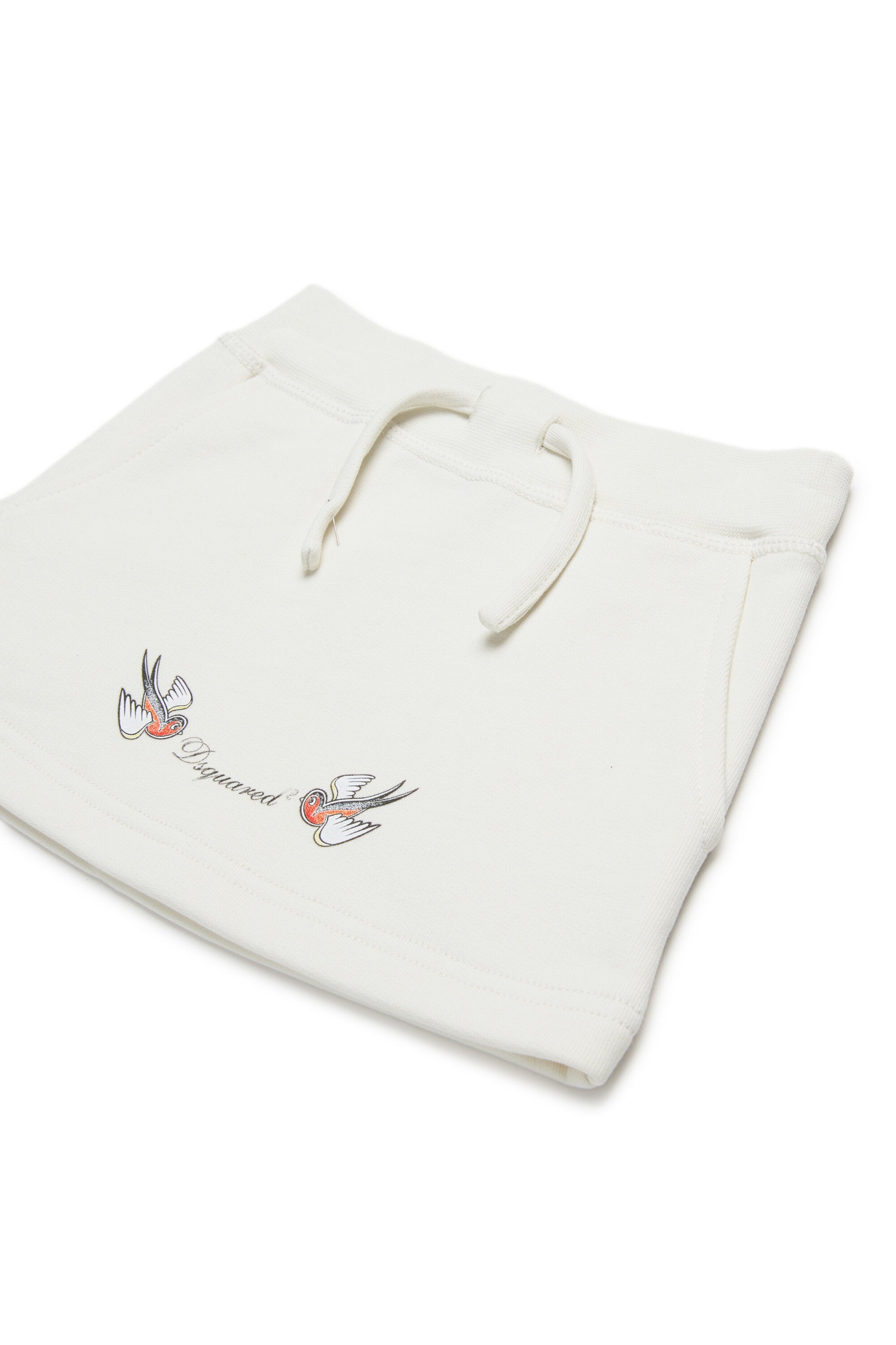 Fleece skirt with Birds print