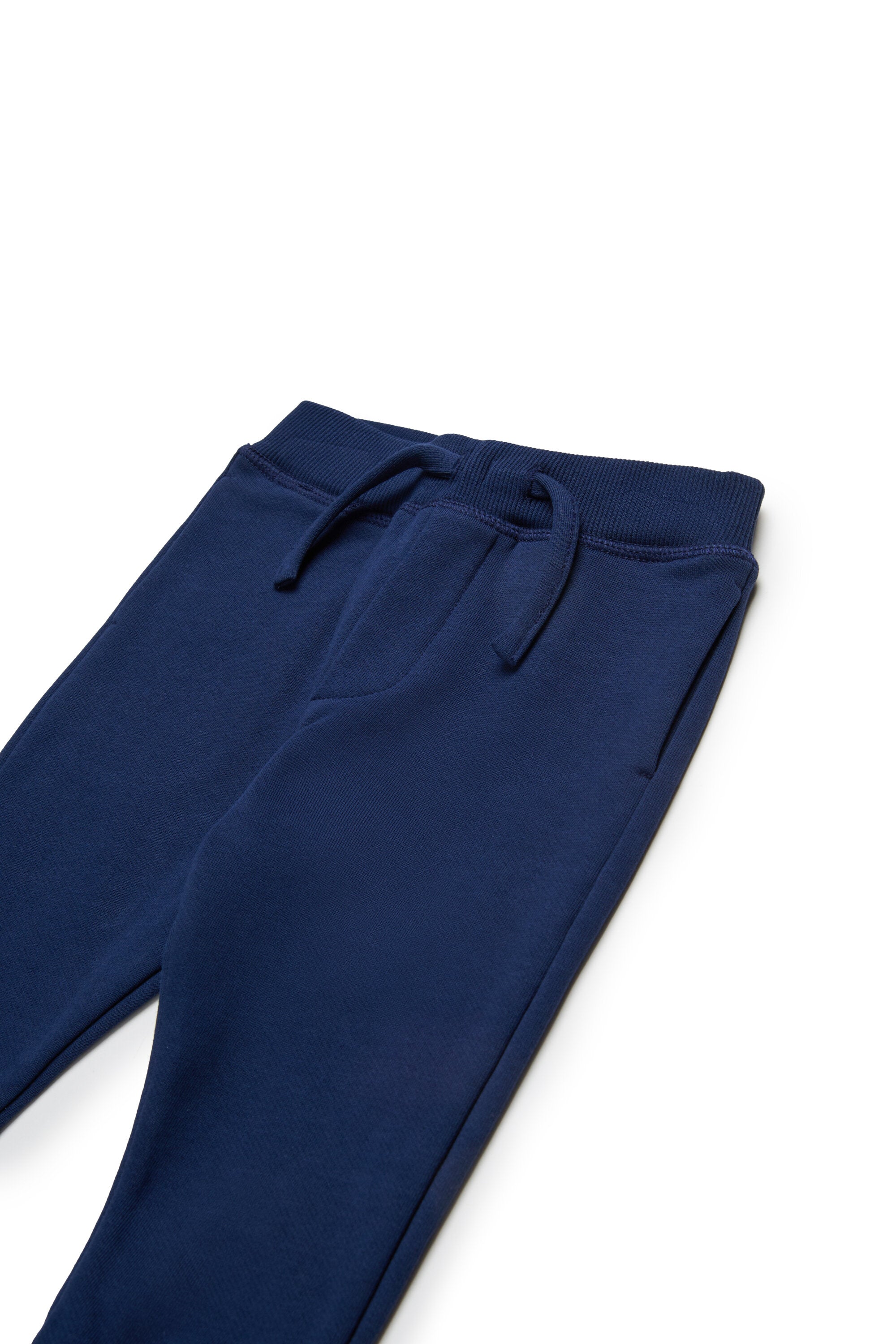 Fleece jogger pants with college print