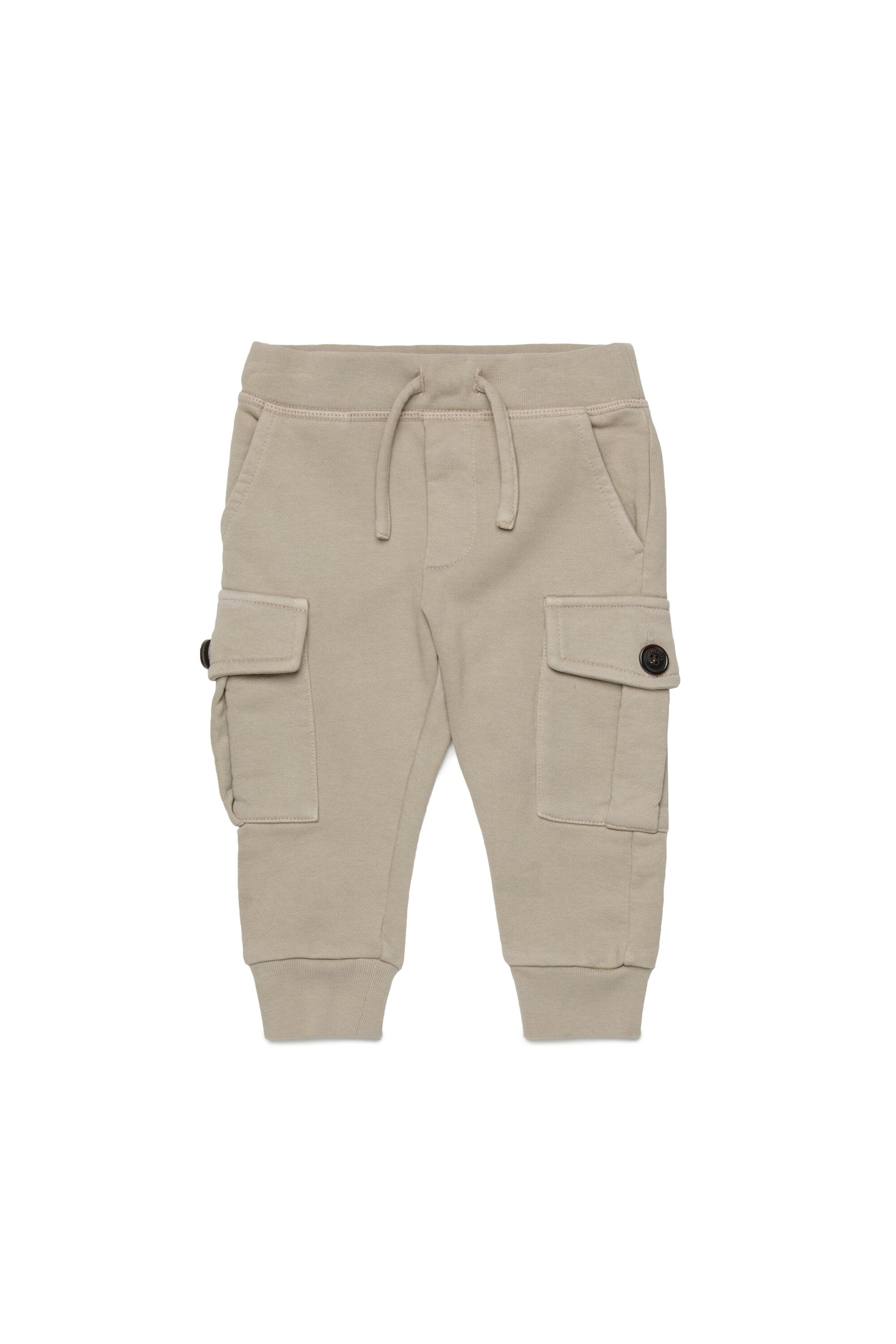 Fleece cargo pants with Maple Leaf