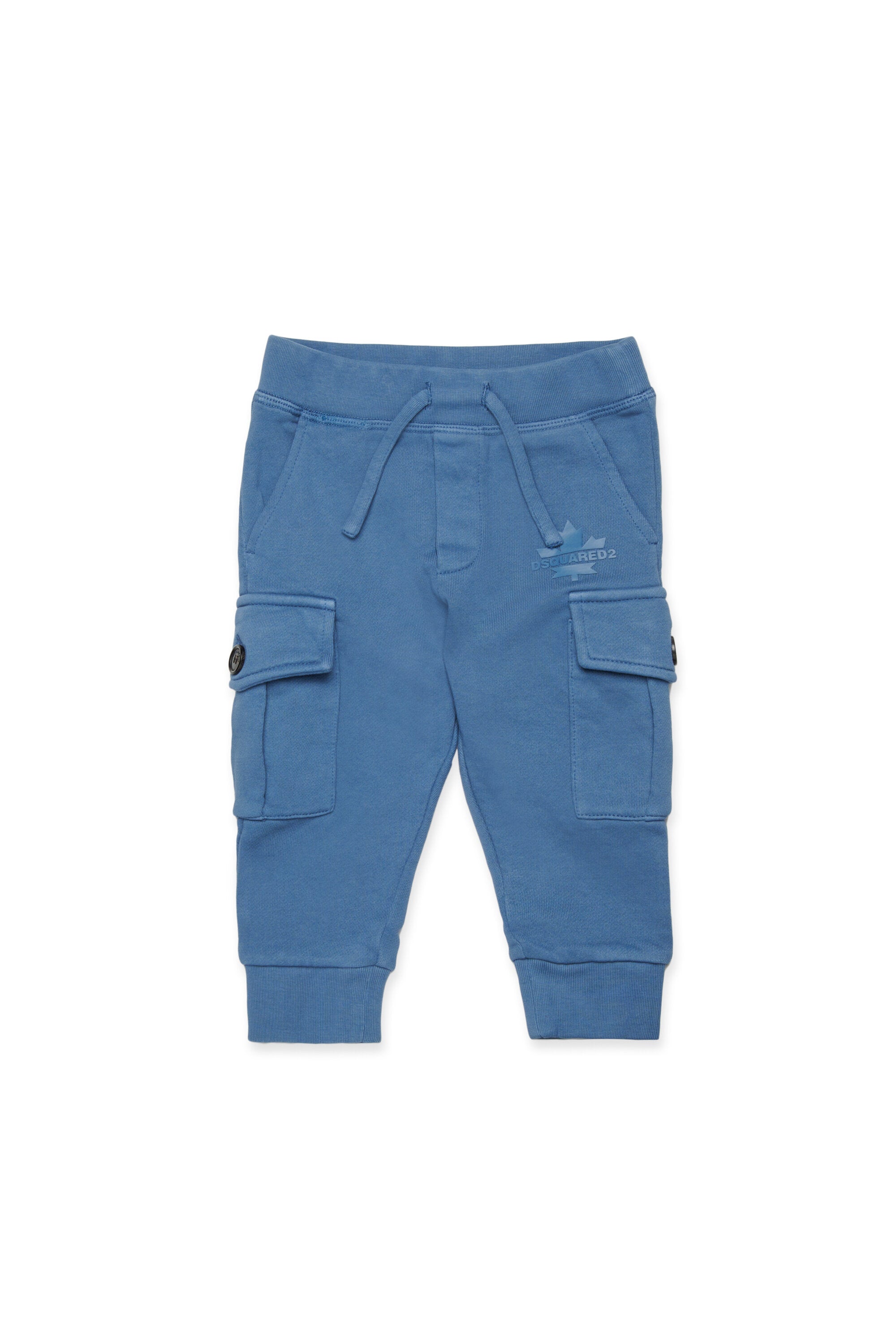 Fleece cargo pants with Maple Leaf
