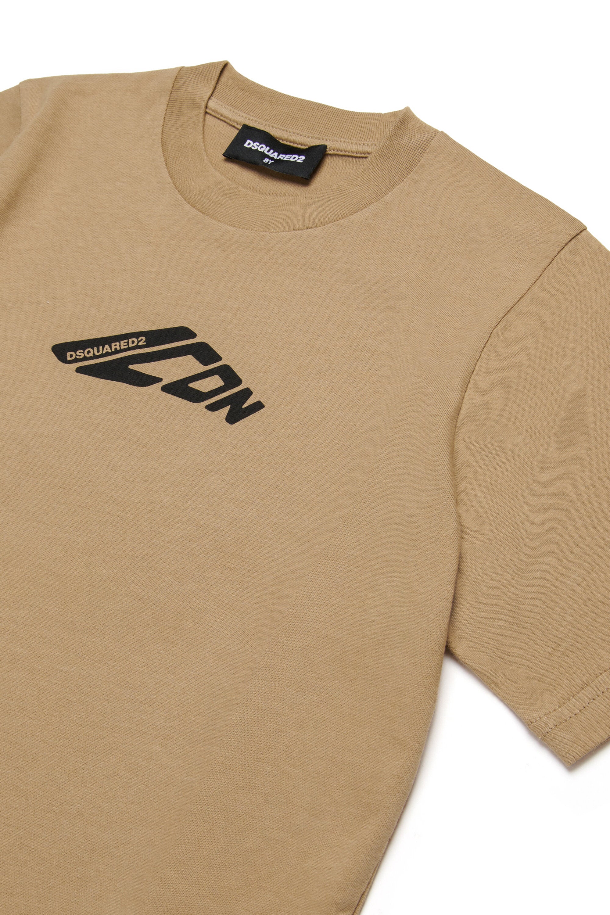 T-shirt with contrasting logo