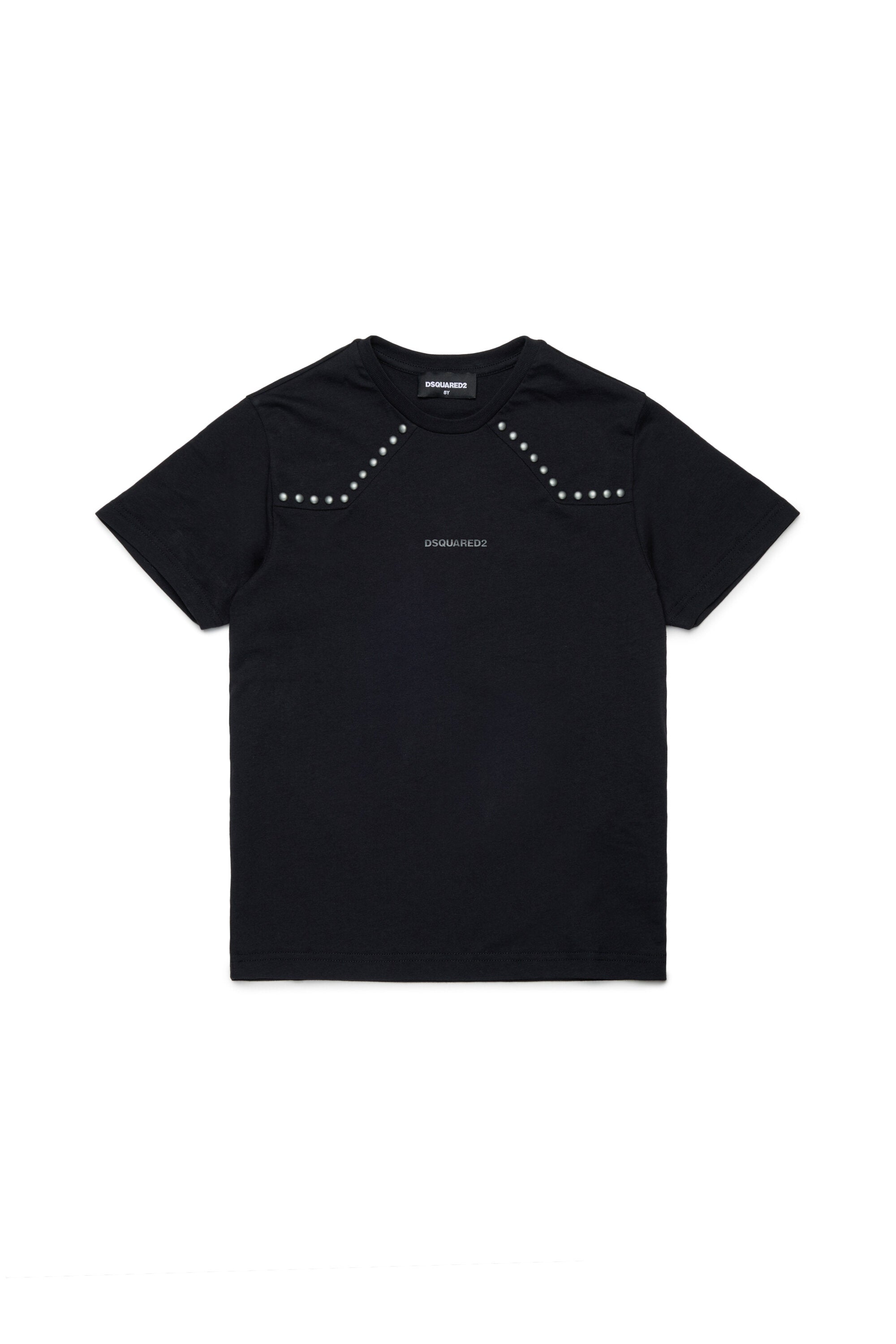 Studded jersey T-shirt