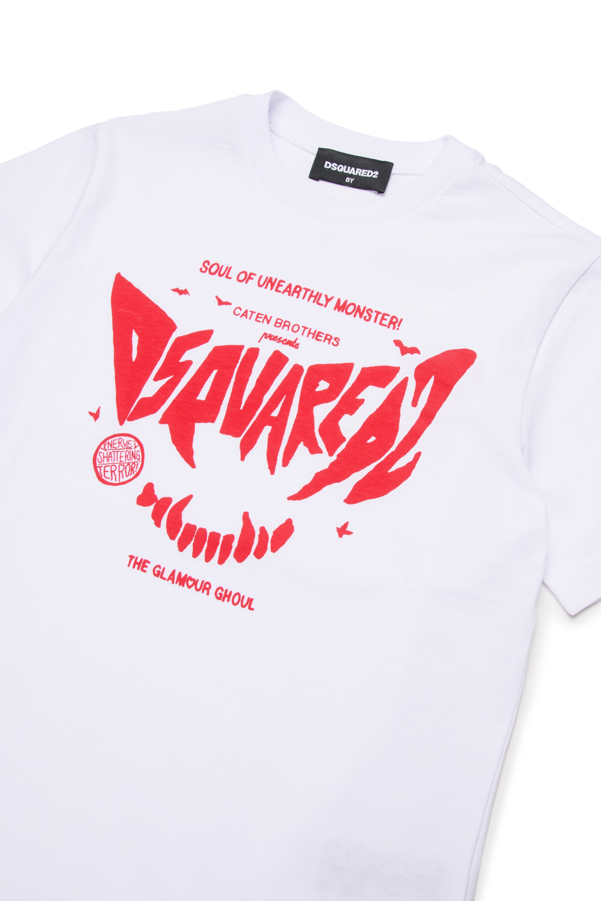 Horror print jersey T-shirt