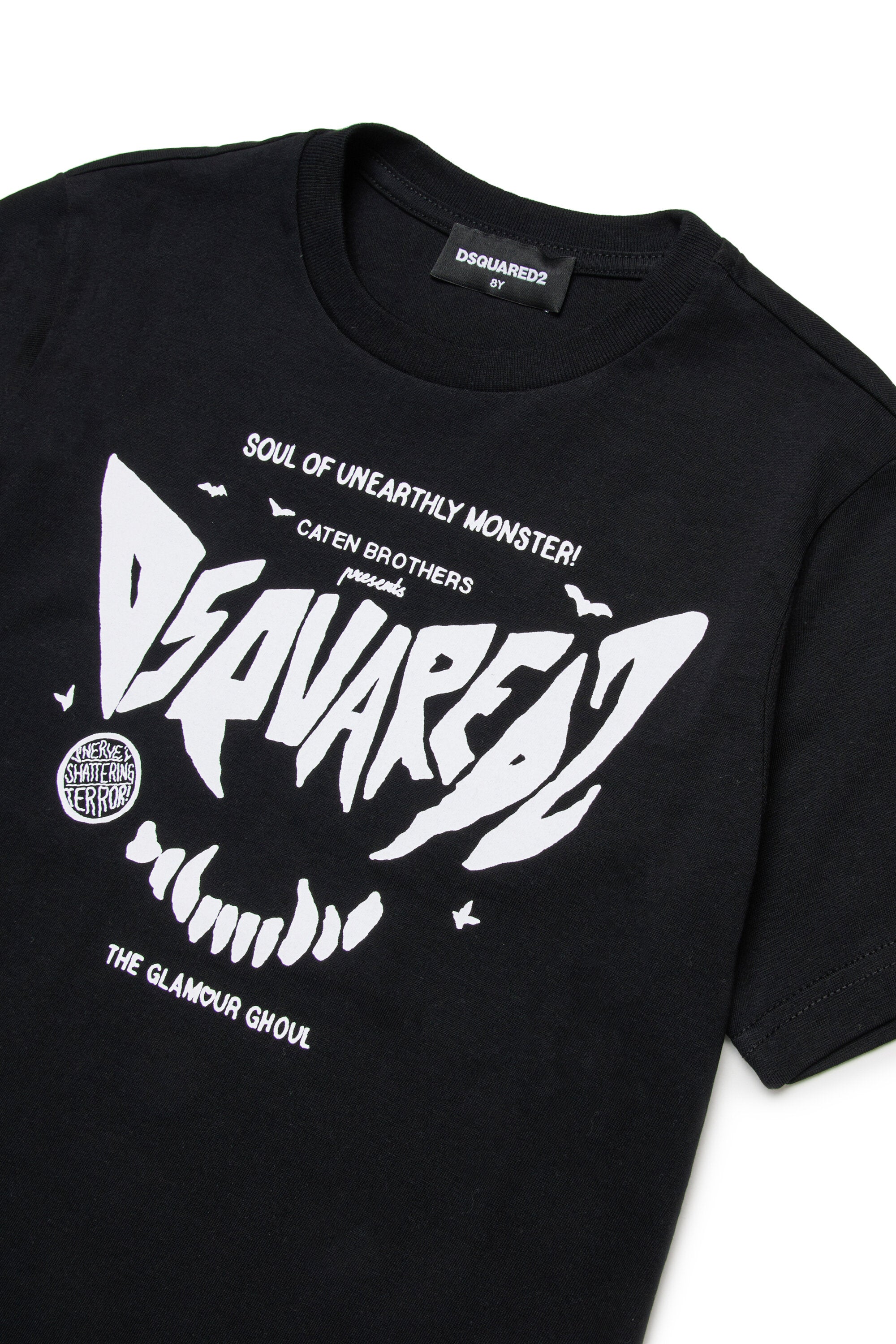 Jersey T-shirt with horror print