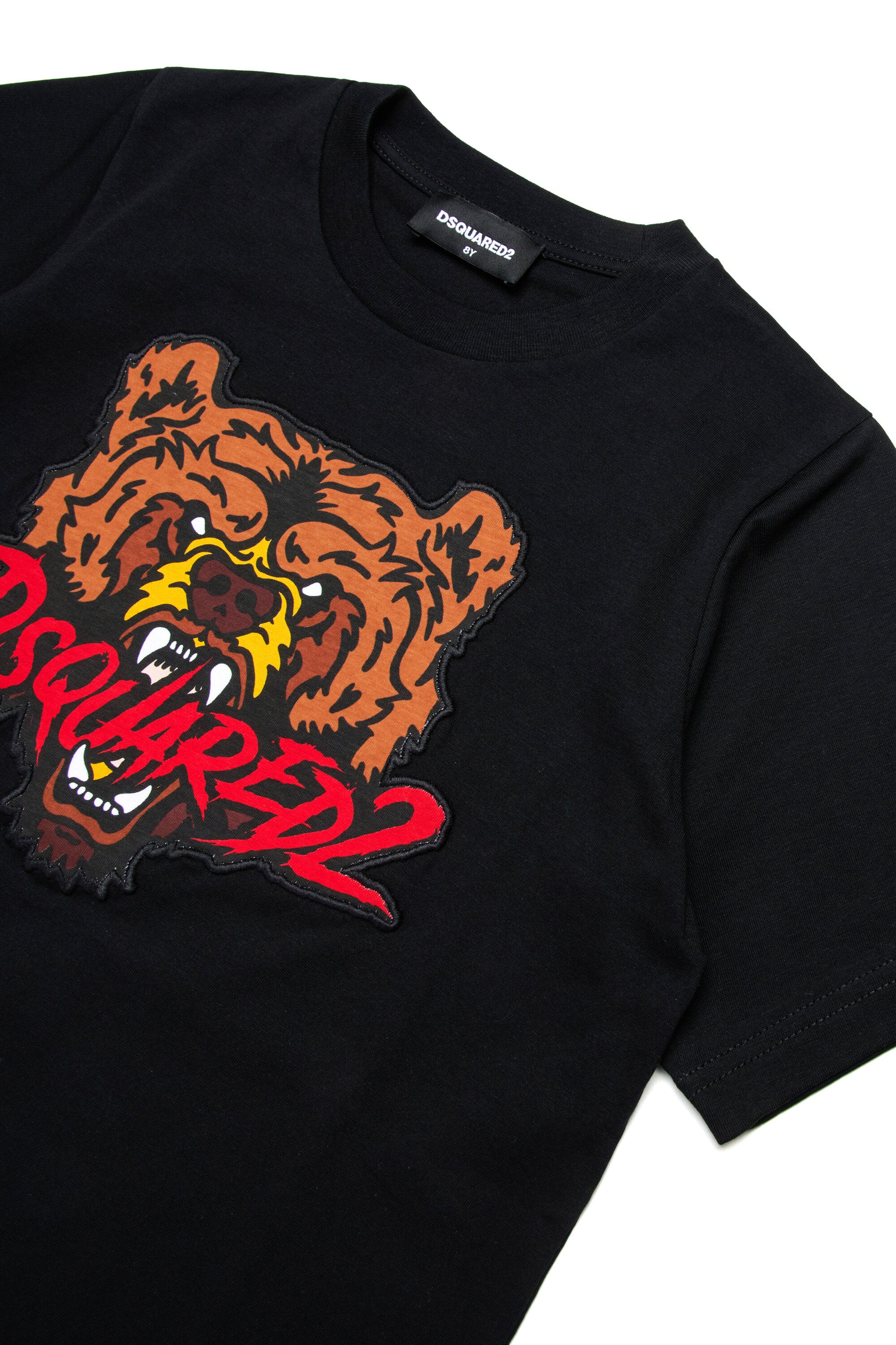 Bear patch jersey T-shirt