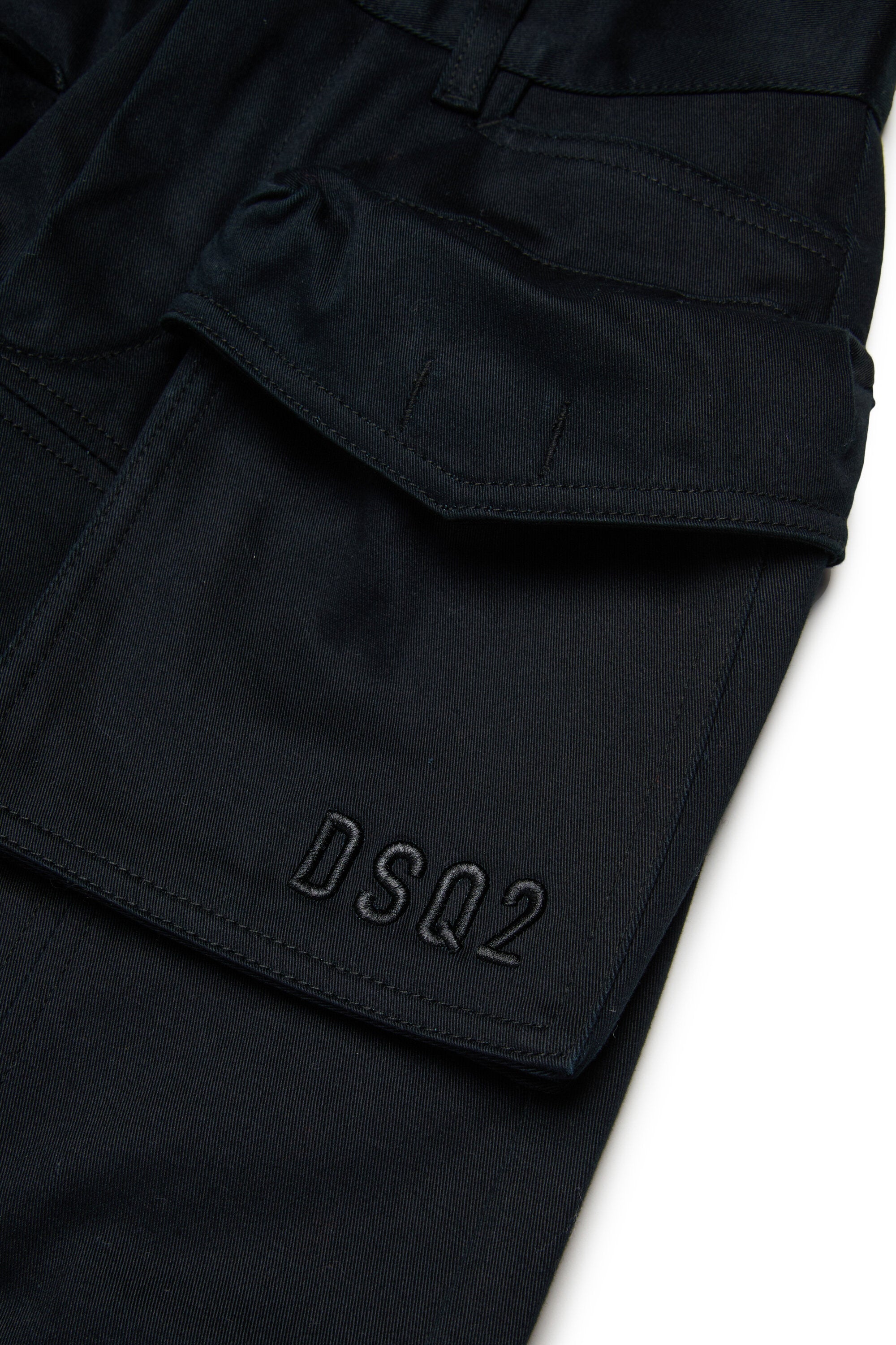Gabardine cargo pants