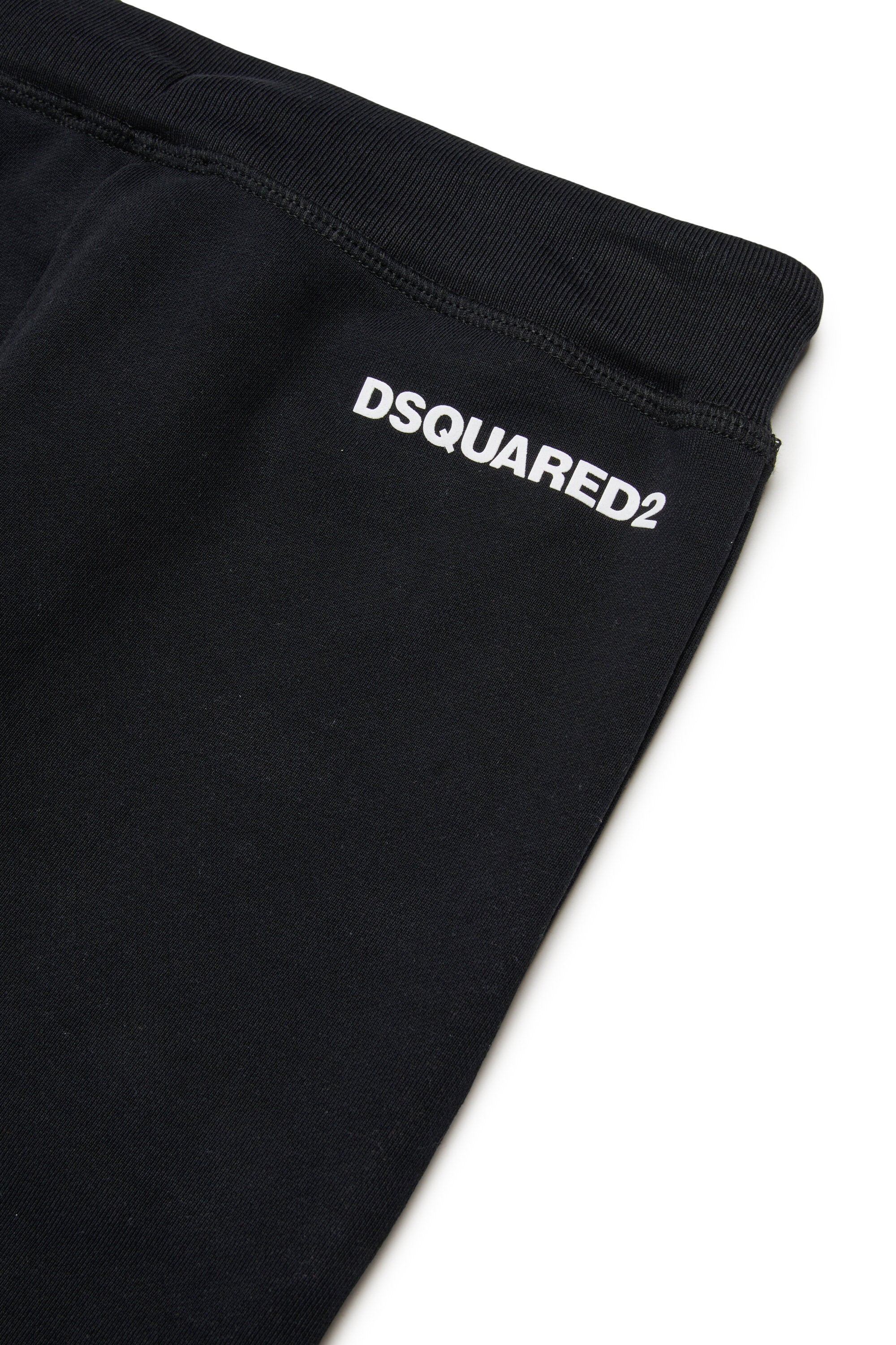 Fleece jogger pants with logo