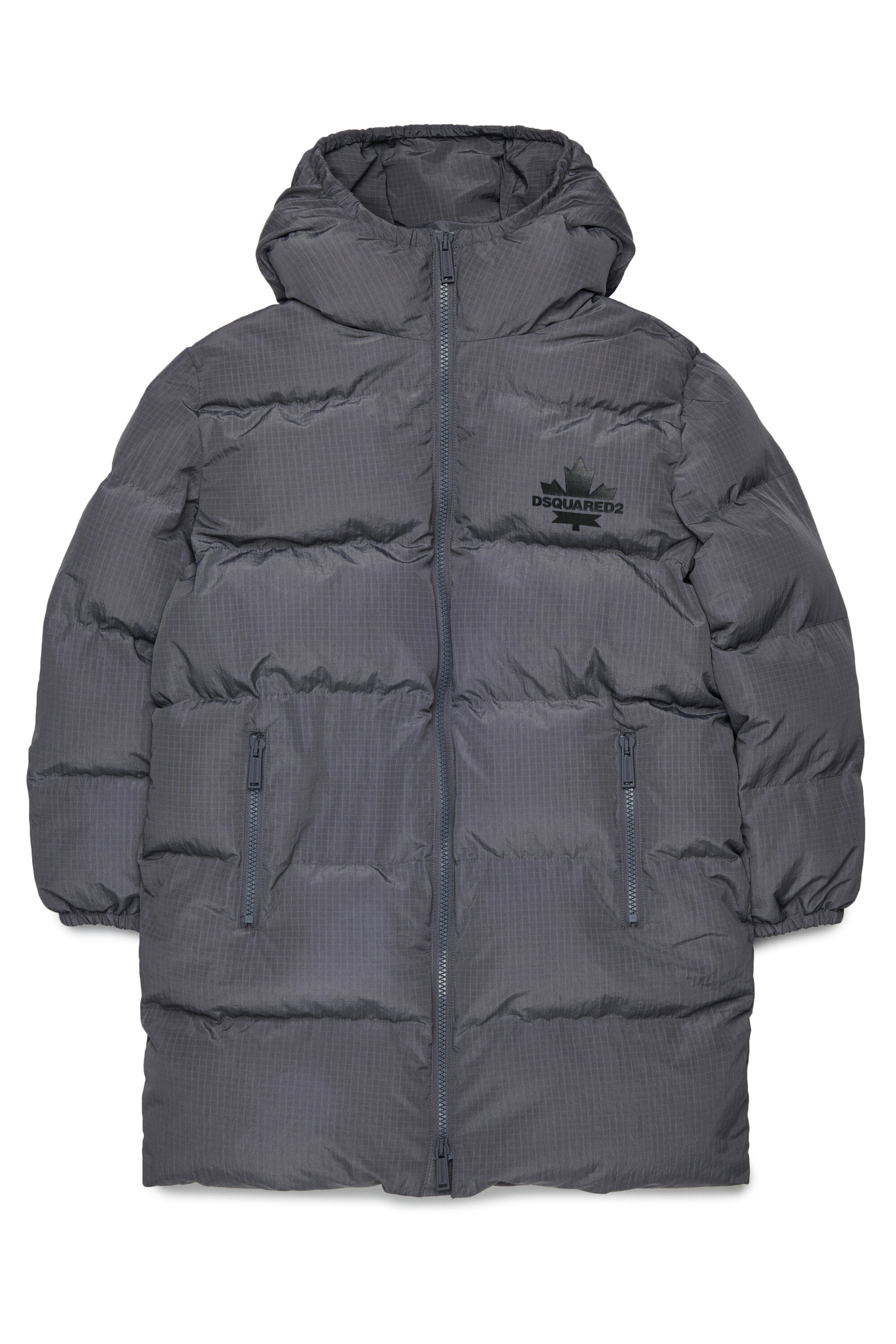 Padded jacket with logo