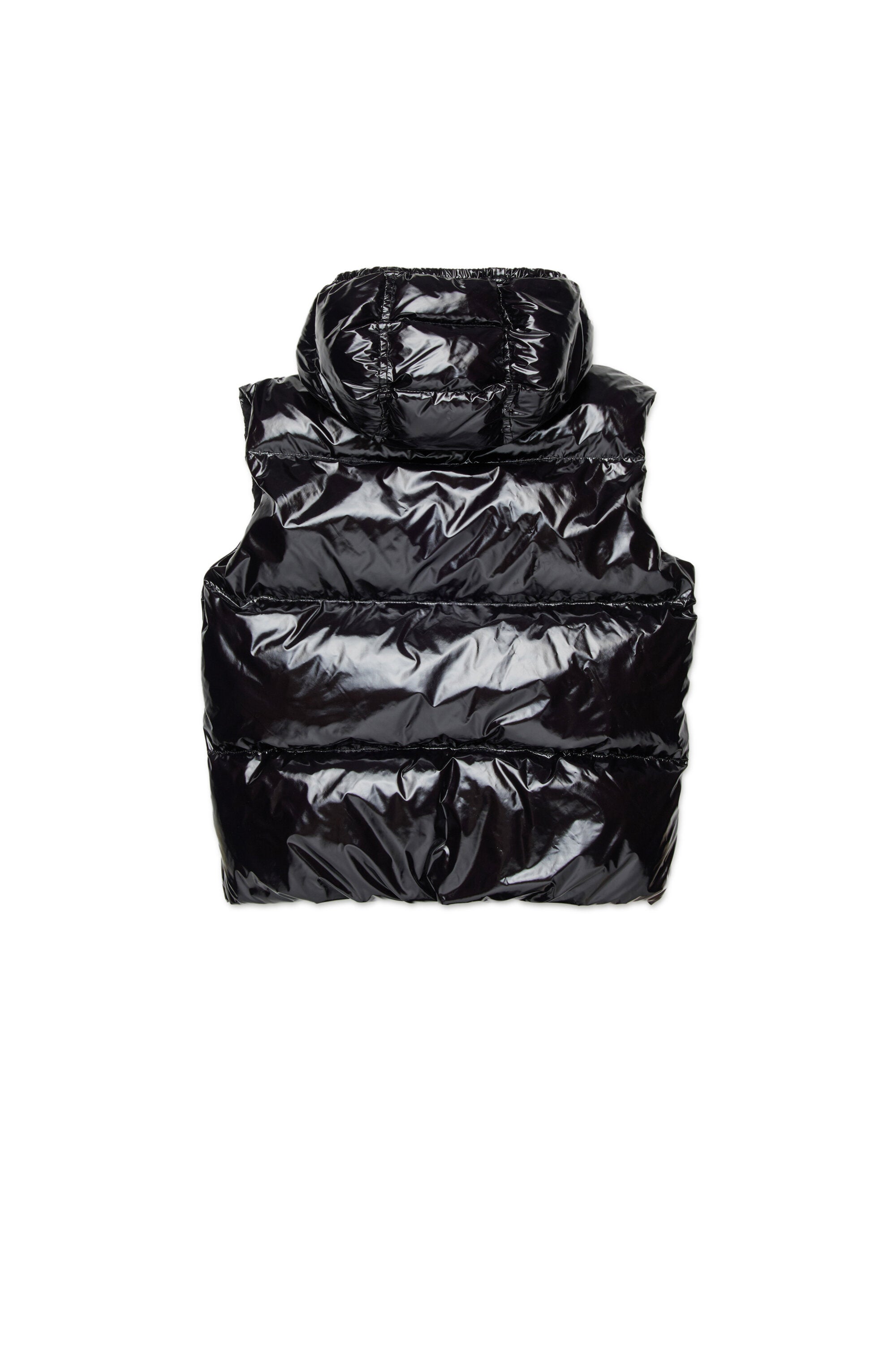 Glossy padded vest with logo Maple Leaf