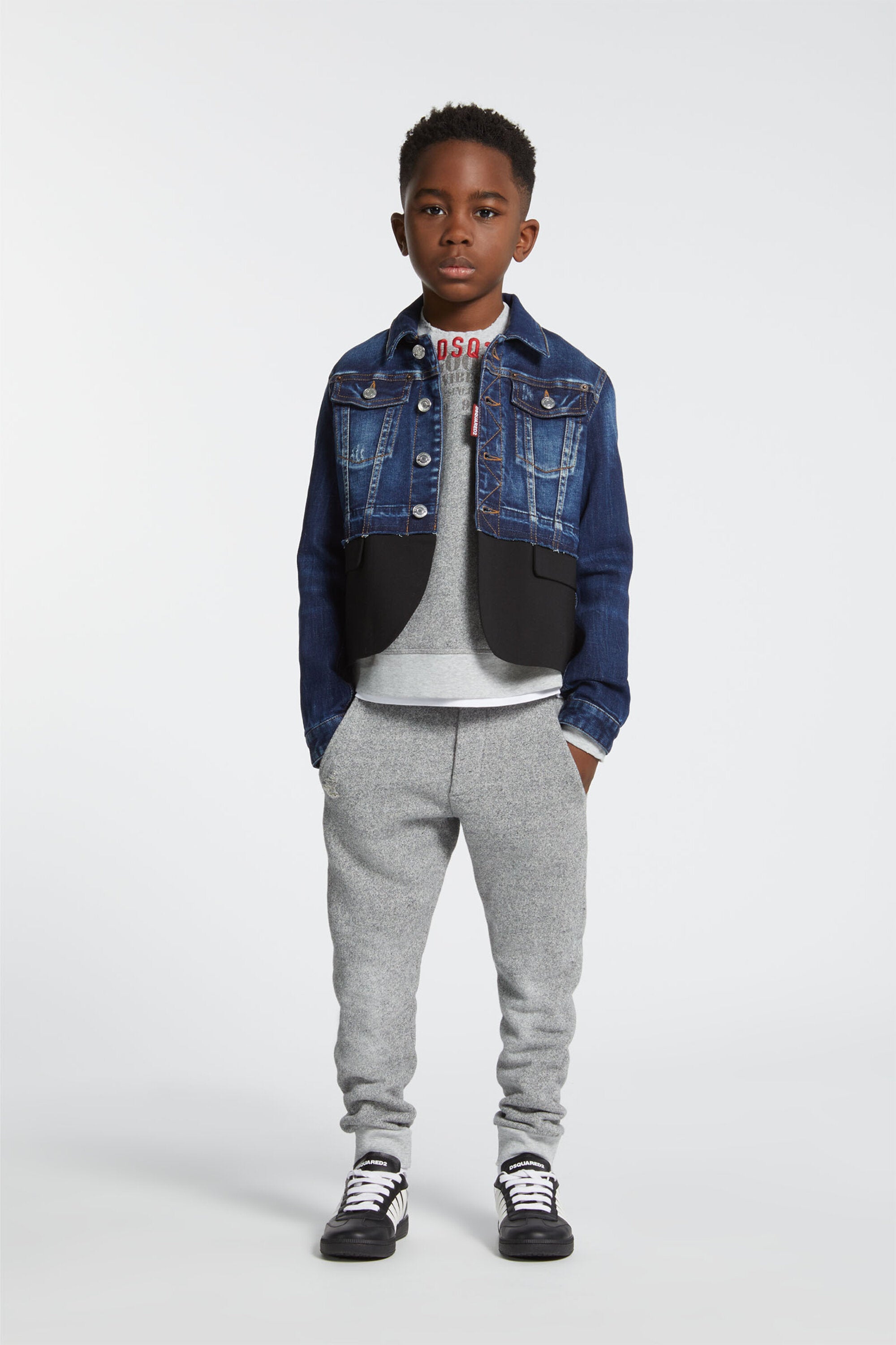 Denim and cool wool jacket