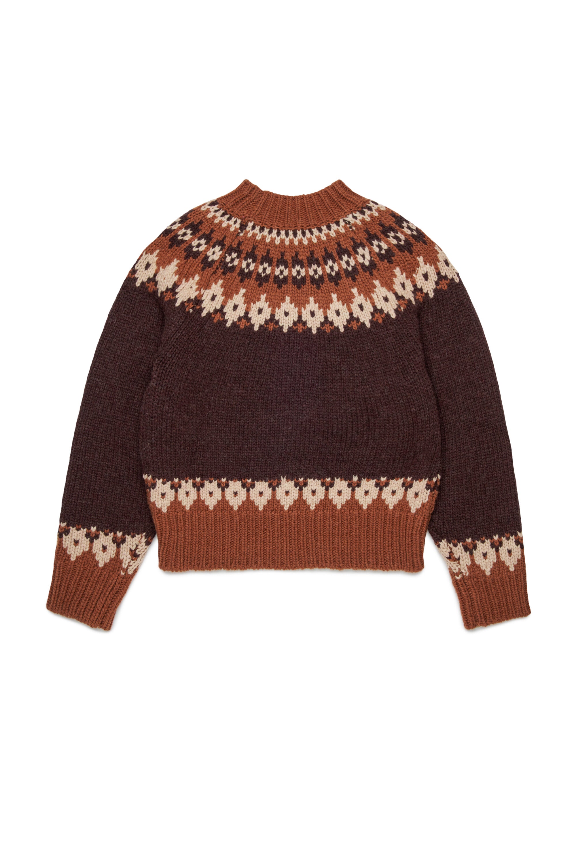 Norwegian wool blend turtleneck pullover
