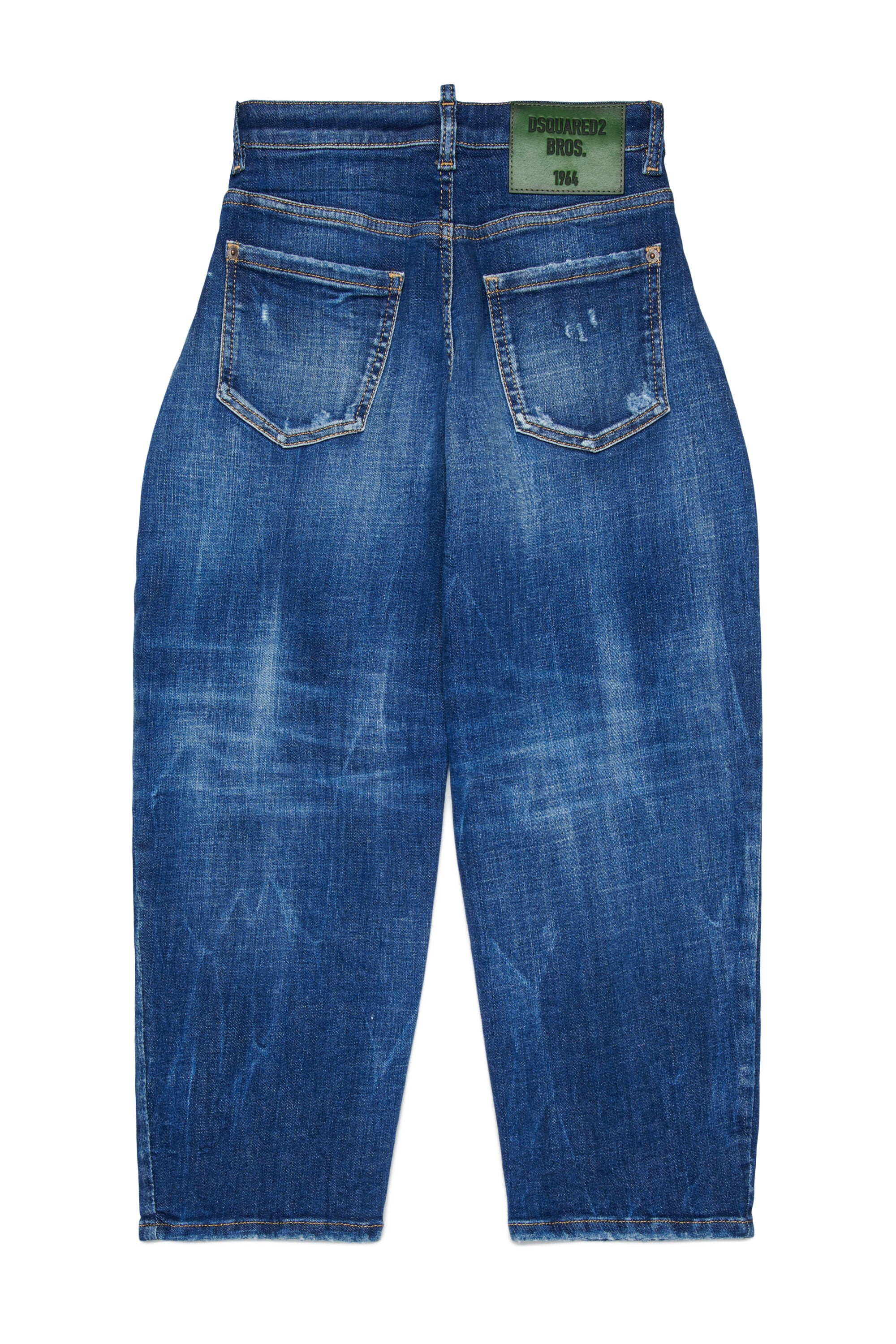 Medium blue realxed jeans with rips - Amelia